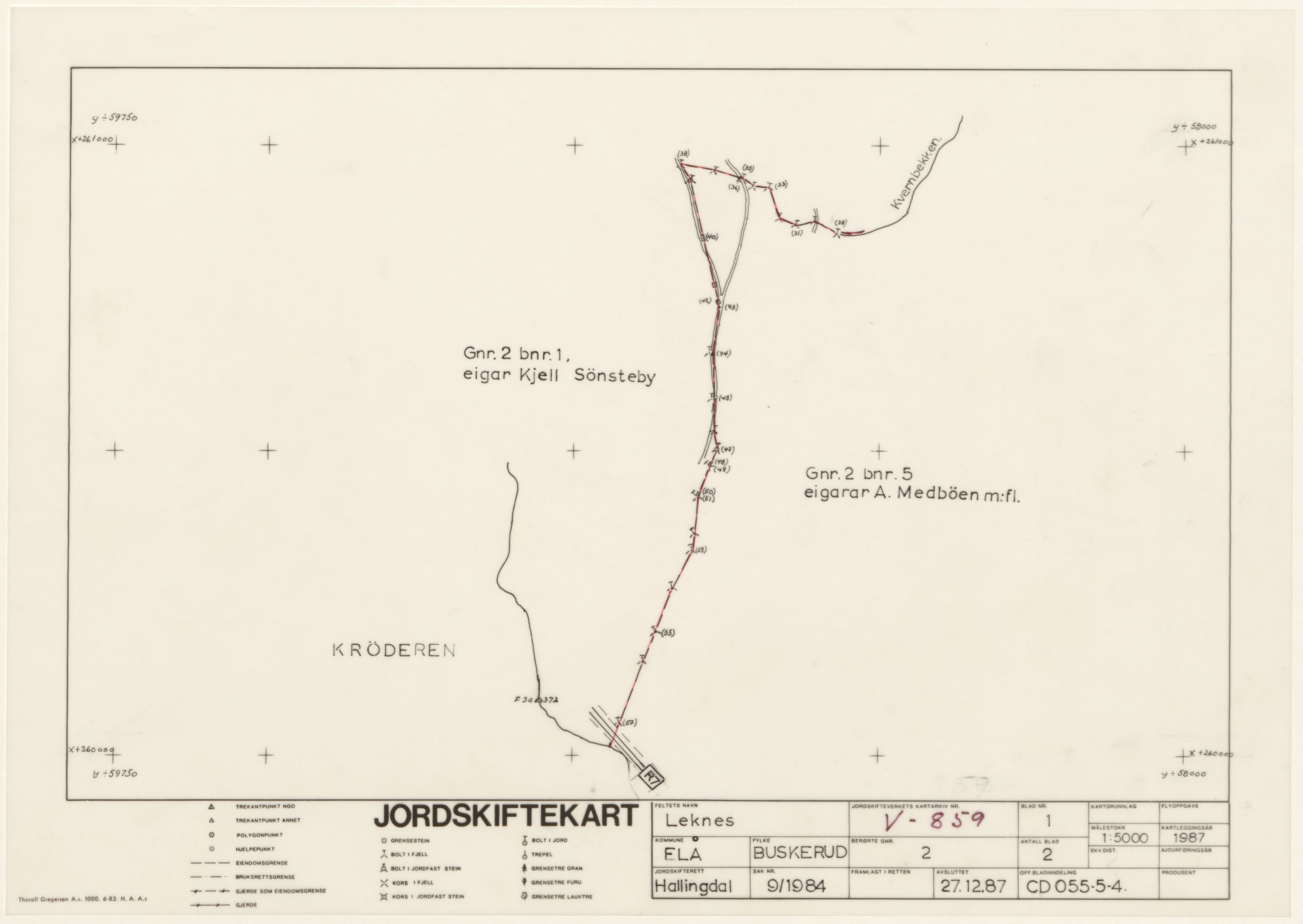 Jordskifteverkets kartarkiv, RA/S-3929/T, 1859-1988, p. 1179