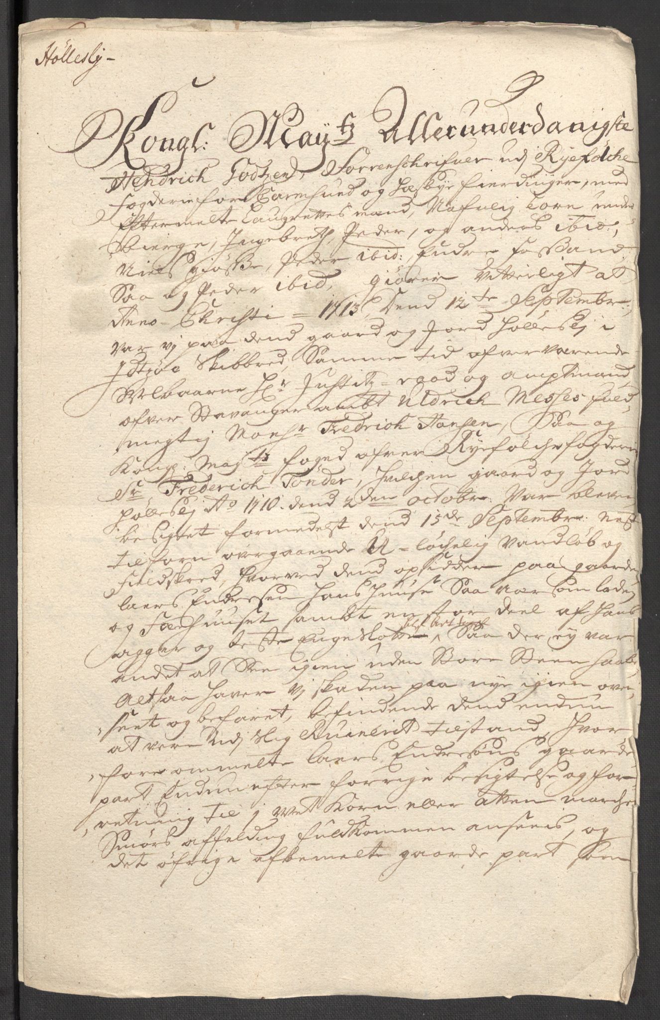 Rentekammeret inntil 1814, Reviderte regnskaper, Fogderegnskap, RA/EA-4092/R47/L2862: Fogderegnskap Ryfylke, 1710, p. 195