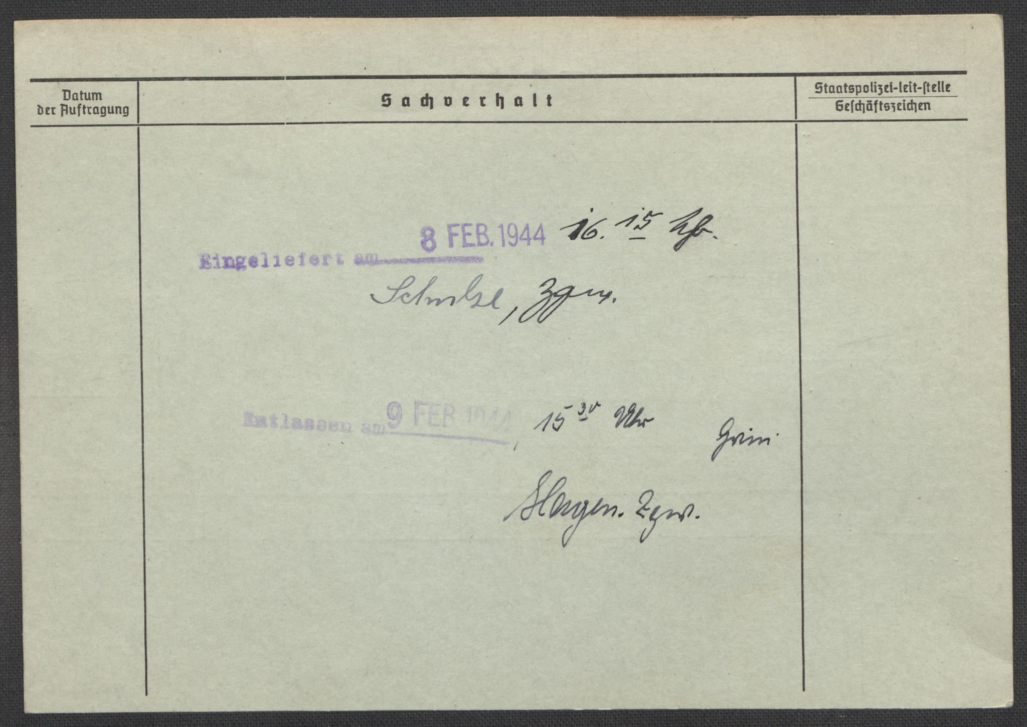 Befehlshaber der Sicherheitspolizei und des SD, RA/RAFA-5969/E/Ea/Eaa/L0006: Register over norske fanger i Møllergata 19: Kj-Lund, 1940-1945, p. 517