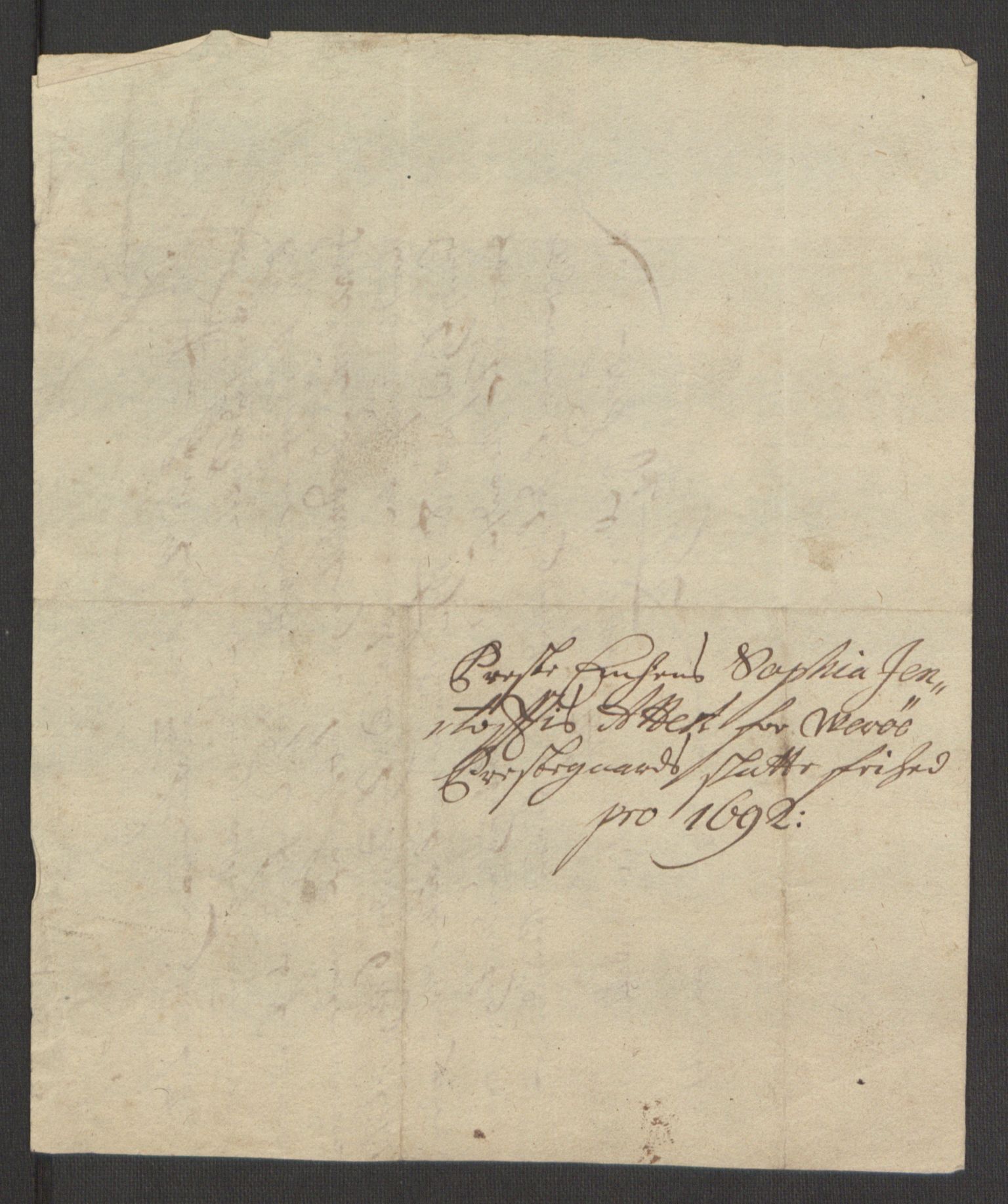 Rentekammeret inntil 1814, Reviderte regnskaper, Fogderegnskap, RA/EA-4092/R67/L4675: Fogderegnskap Vesterålen, Andenes og Lofoten, 1691-1693, p. 205