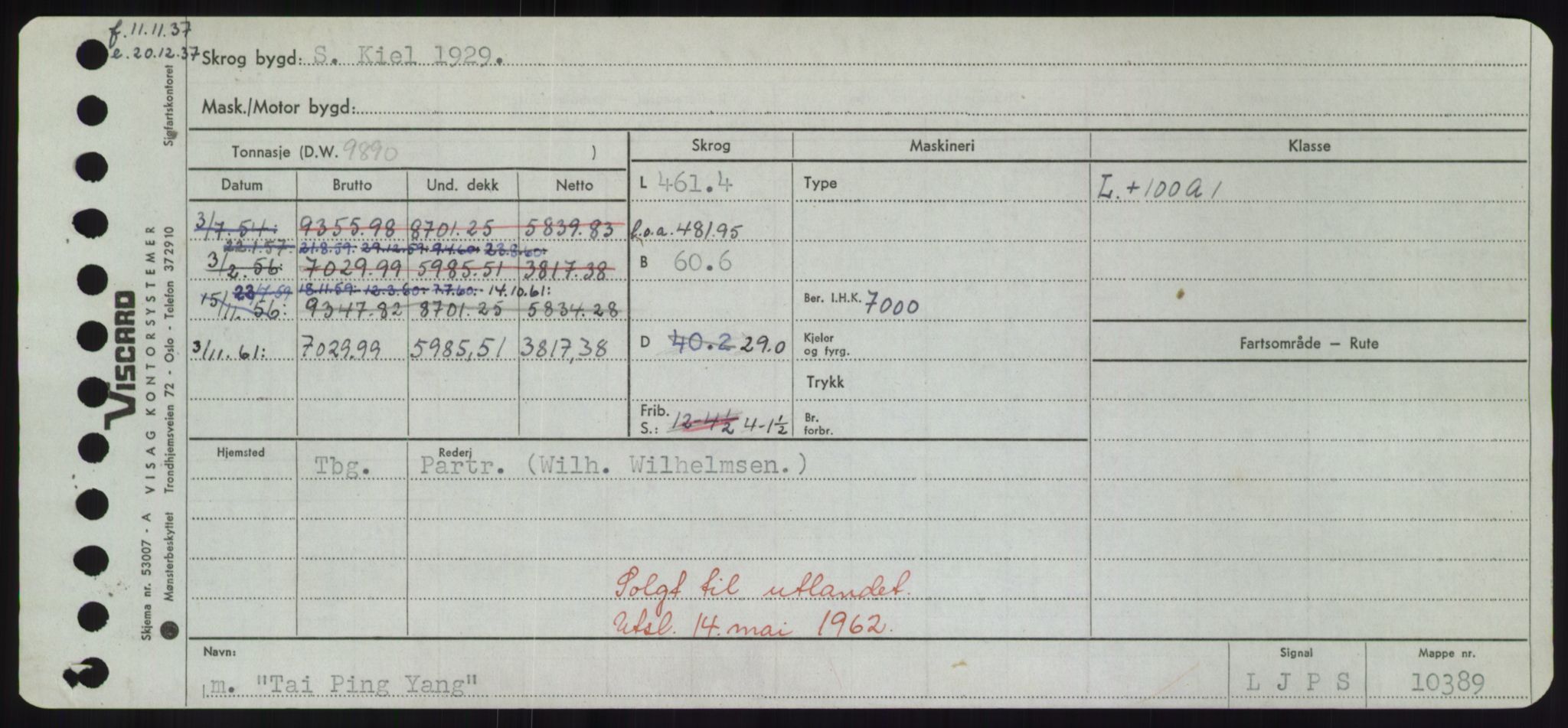 Sjøfartsdirektoratet med forløpere, Skipsmålingen, RA/S-1627/H/Hd/L0038: Fartøy, T-Th, p. 67