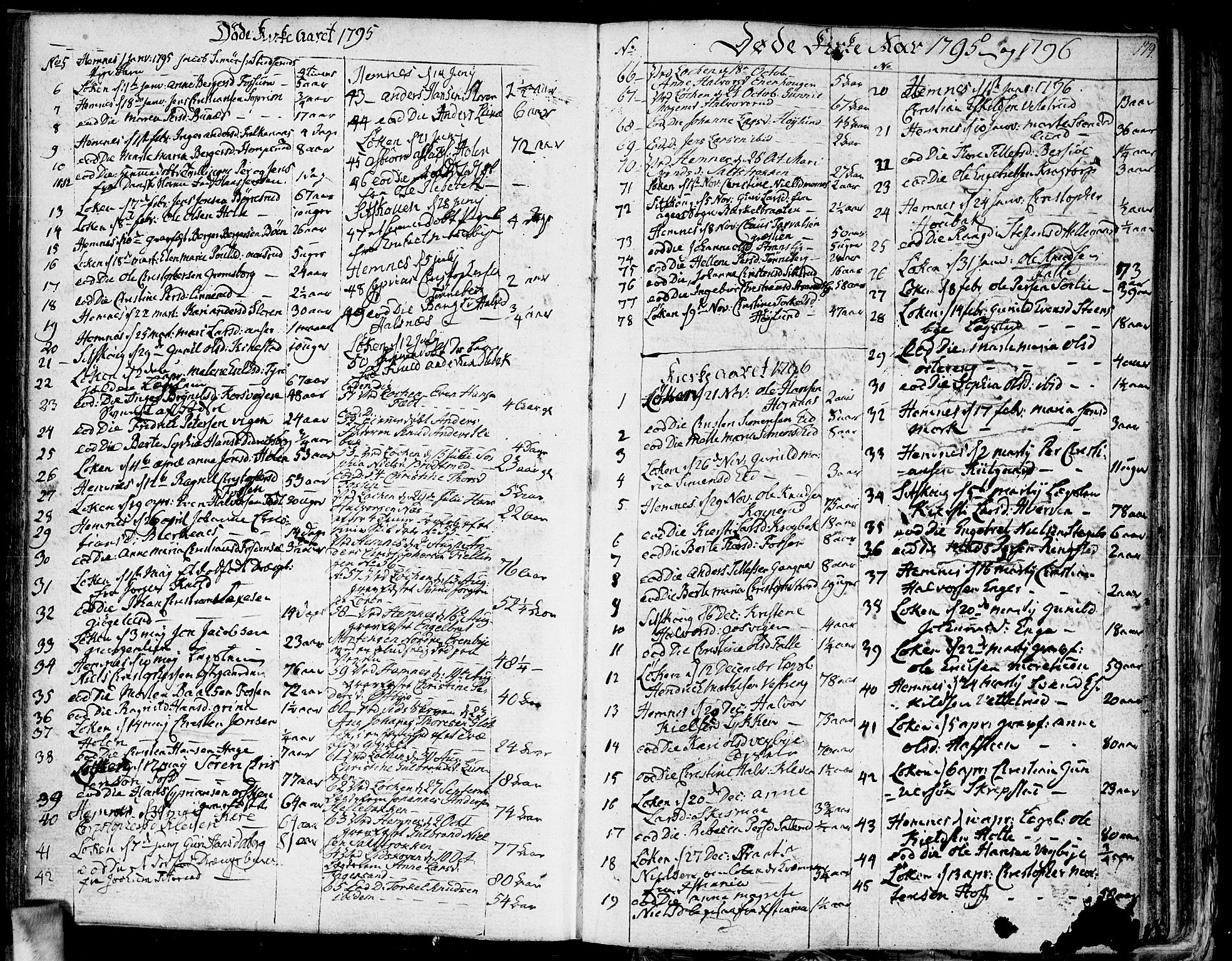 Høland prestekontor Kirkebøker, SAO/A-10346a/F/Fa/L0006: Parish register (official) no. I 6, 1794-1814, p. 179