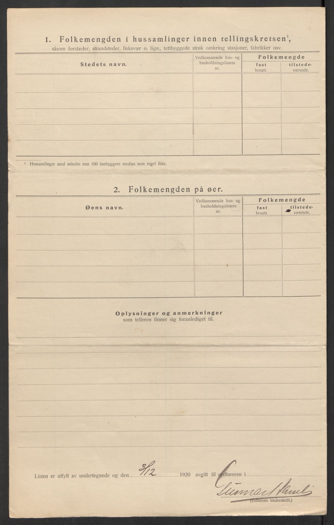 SAK, 1920 census for Herefoss, 1920, p. 17