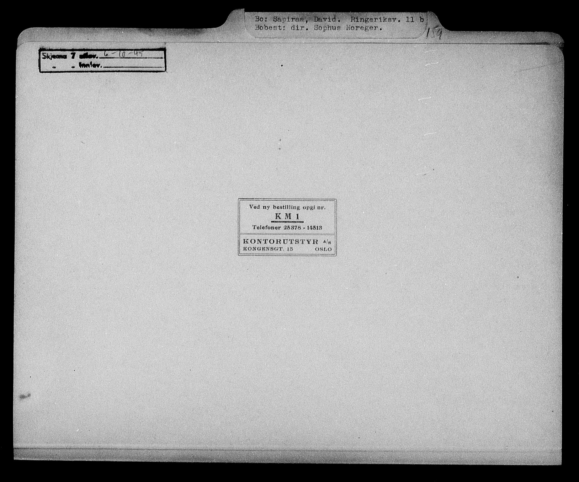 Justisdepartementet, Tilbakeføringskontoret for inndratte formuer, RA/S-1564/H/Hc/Hcc/L0977: --, 1945-1947, p. 187