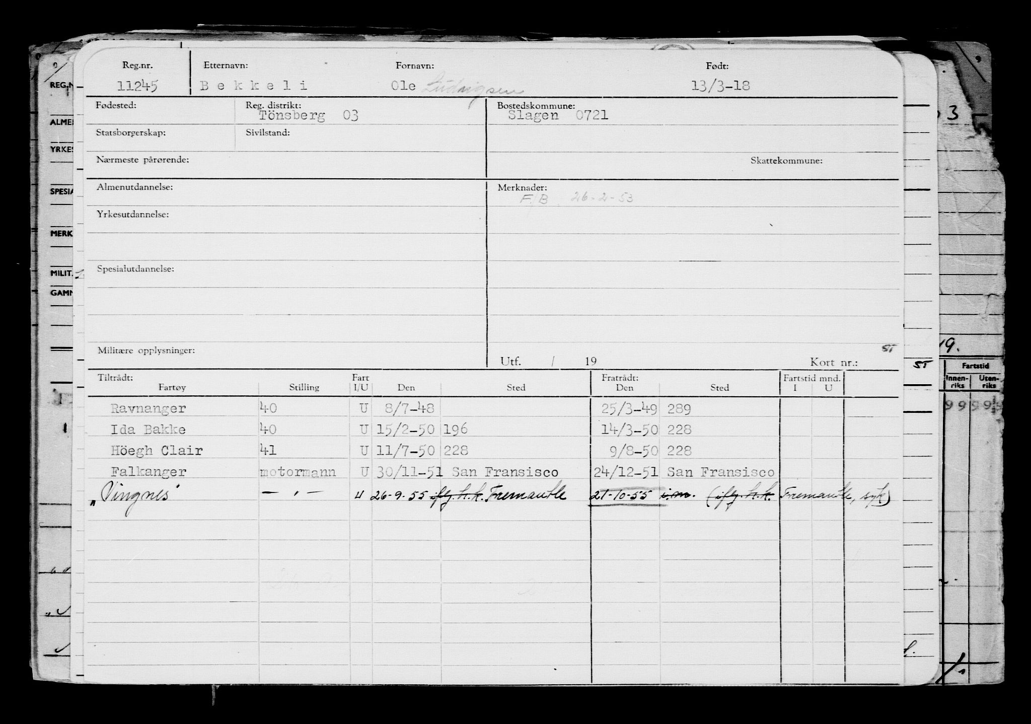 Direktoratet for sjømenn, AV/RA-S-3545/G/Gb/L0156: Hovedkort, 1918, p. 273