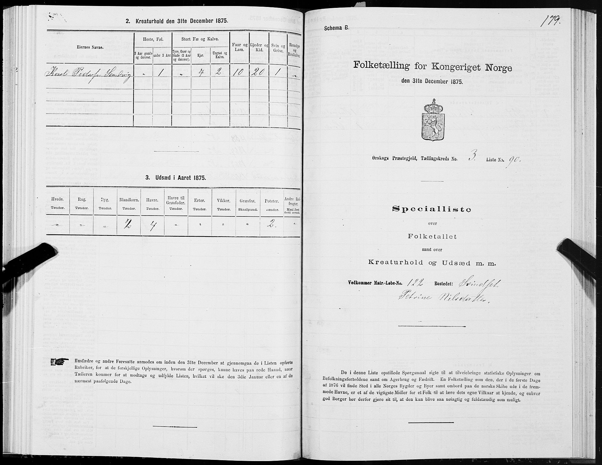 SAT, 1875 census for 1527P Ørskog, 1875, p. 3179