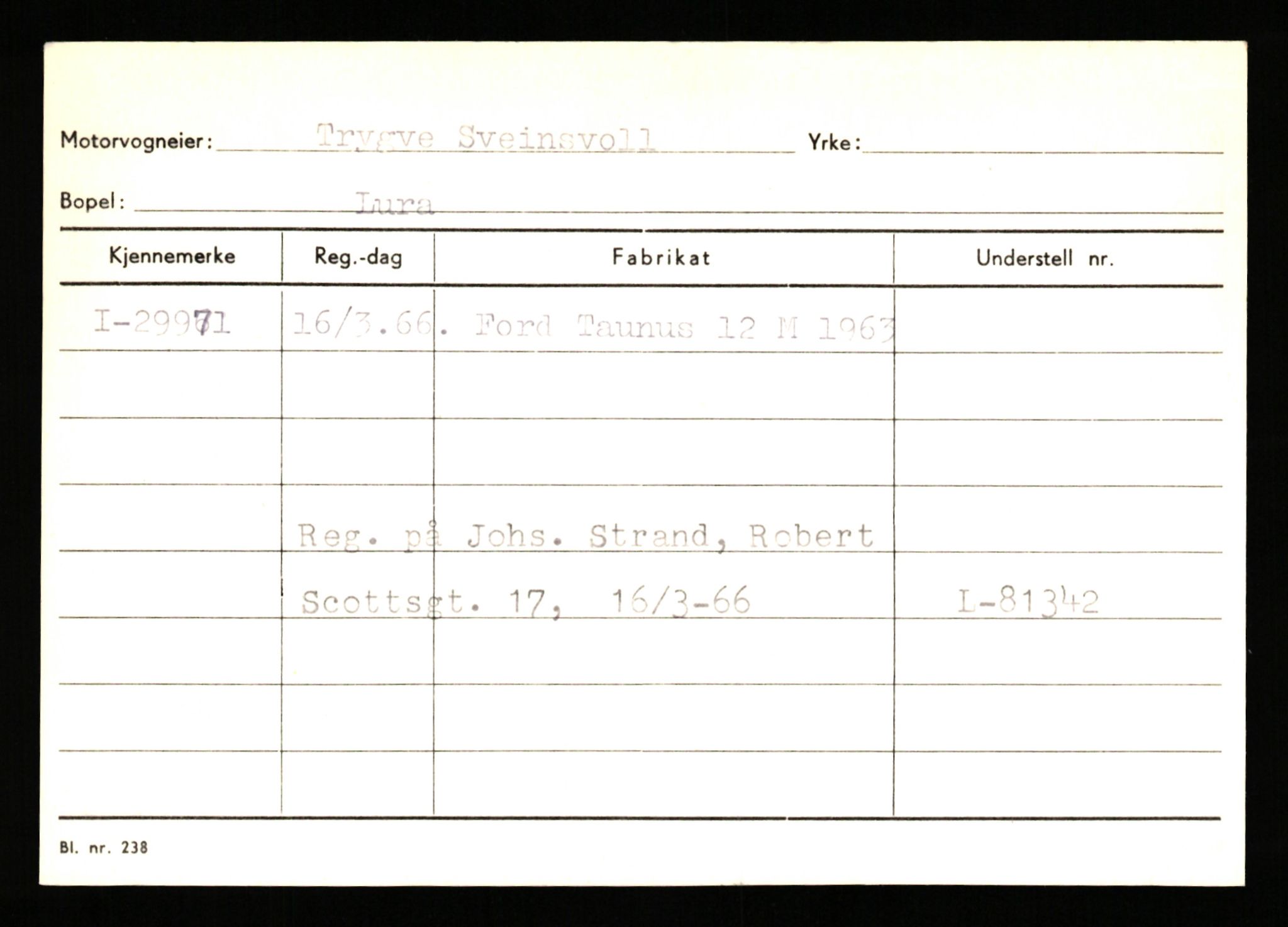 Stavanger trafikkstasjon, SAST/A-101942/0/G/L0005: Registreringsnummer: 23000 - 34245, 1930-1971, p. 2143