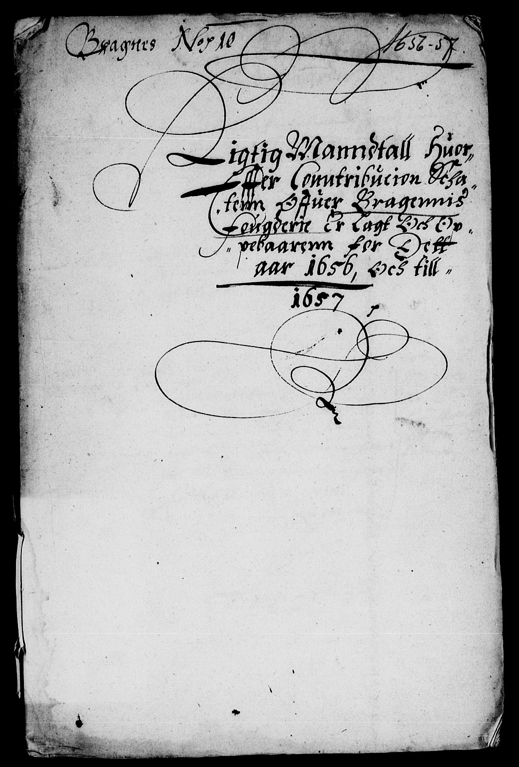 Rentekammeret inntil 1814, Reviderte regnskaper, Lensregnskaper, RA/EA-5023/R/Rb/Rba/L0237: Akershus len, 1656-1657