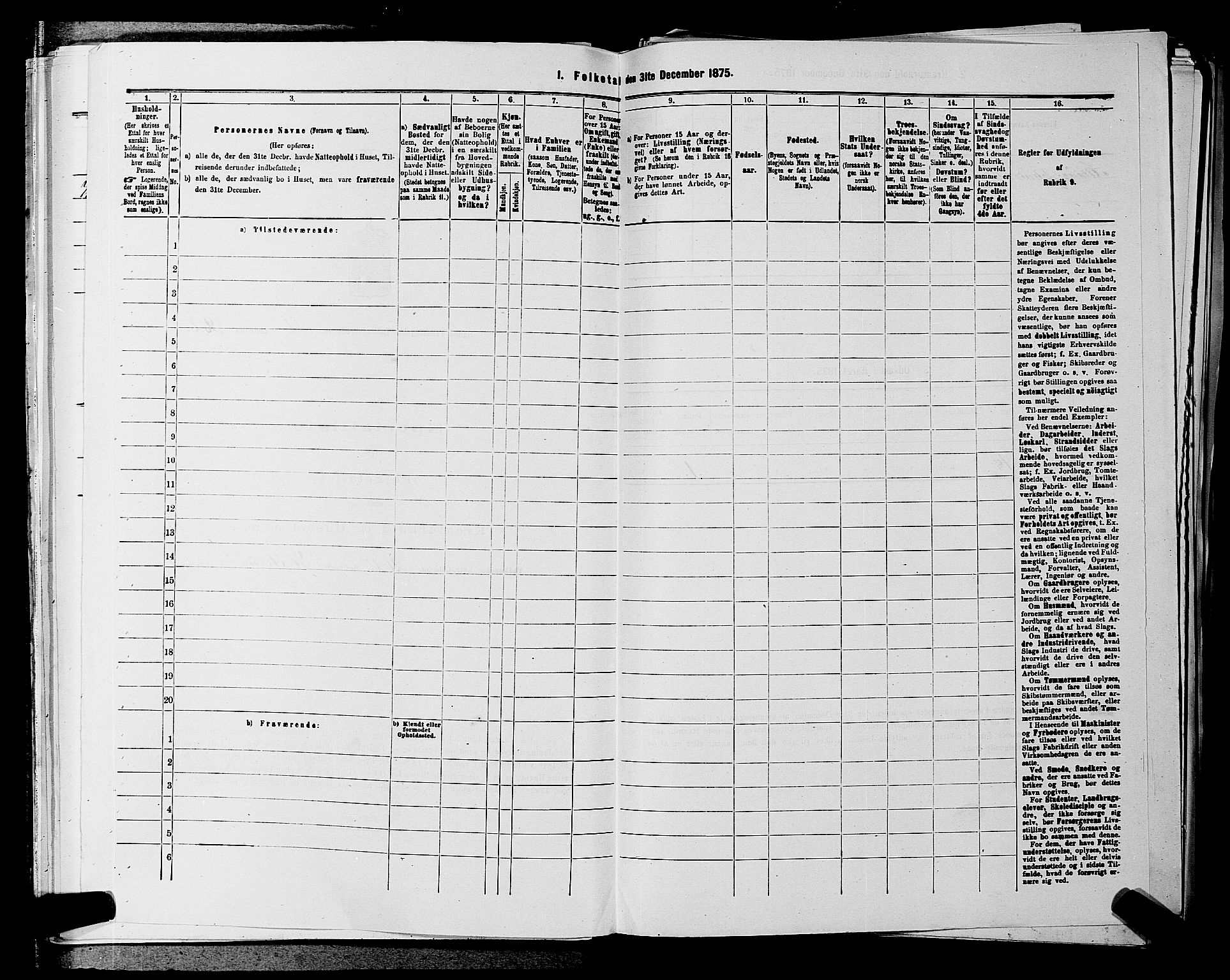 SAKO, 1875 census for 0822P Sauherad, 1875, p. 1355