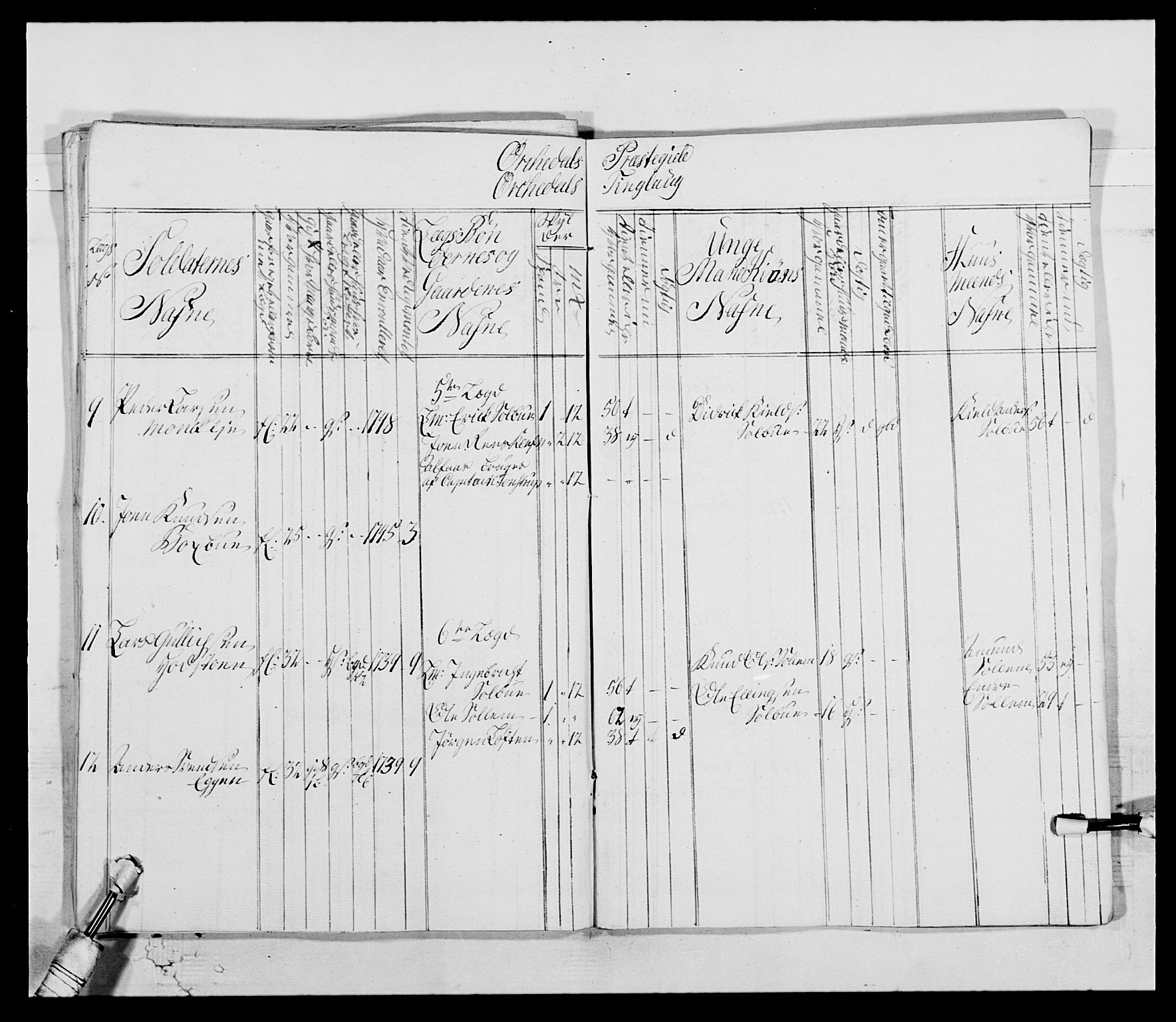 Kommanderende general (KG I) med Det norske krigsdirektorium, AV/RA-EA-5419/E/Ea/L0514: 3. Trondheimske regiment, 1737-1749, p. 327