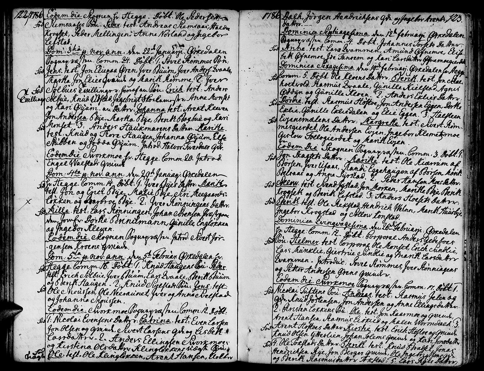 Ministerialprotokoller, klokkerbøker og fødselsregistre - Sør-Trøndelag, SAT/A-1456/668/L0802: Parish register (official) no. 668A02, 1776-1799, p. 122-123