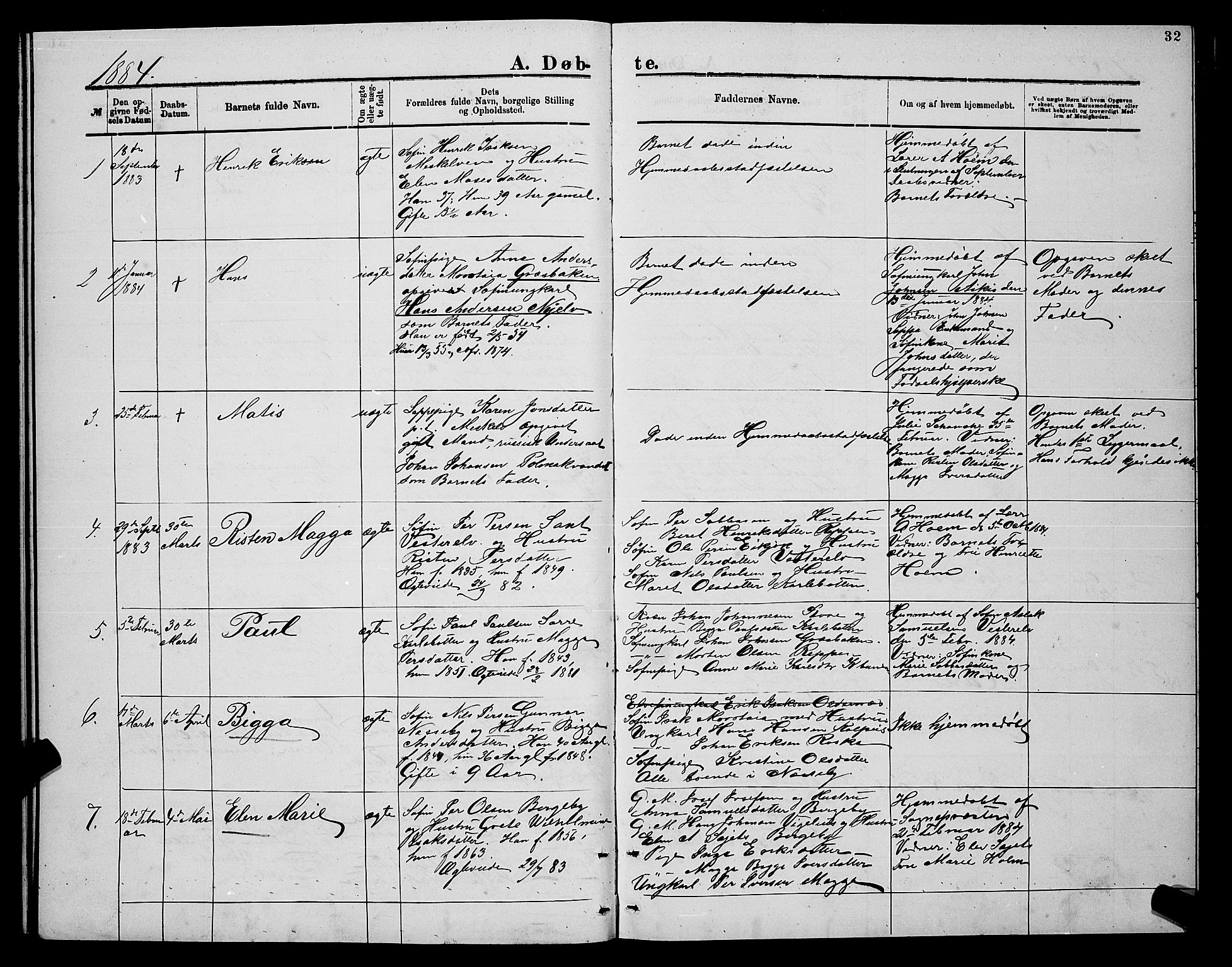 Nesseby sokneprestkontor, SATØ/S-1330/H/Hb/L0004klokker: Parish register (copy) no. 4, 1877-1884, p. 32
