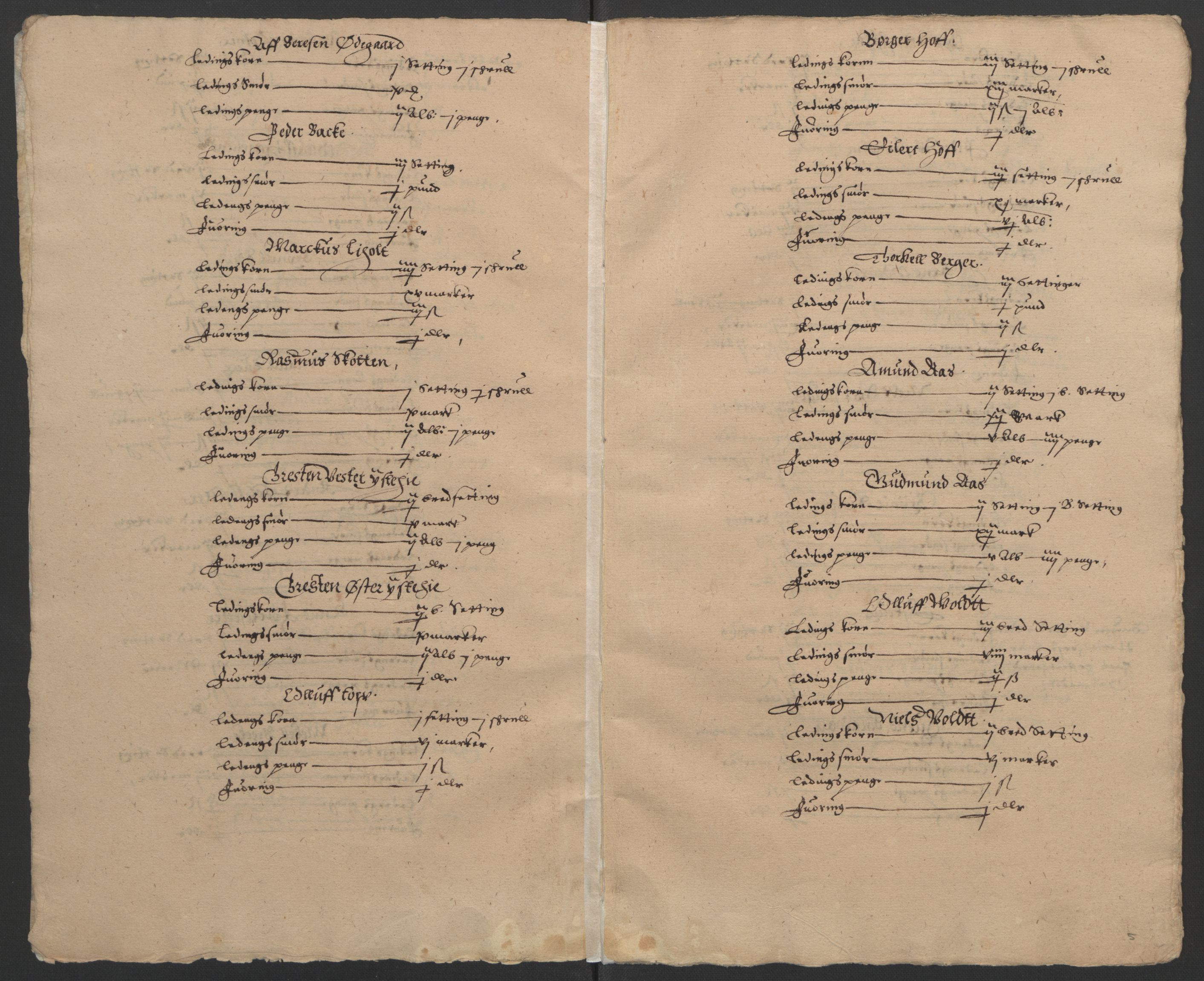 Stattholderembetet 1572-1771, AV/RA-EA-2870/Ek/L0002/0001: Jordebøker til utlikning av garnisonsskatt 1624-1626: / Jordebøker for noen vikværske len, 1624-1626, p. 110