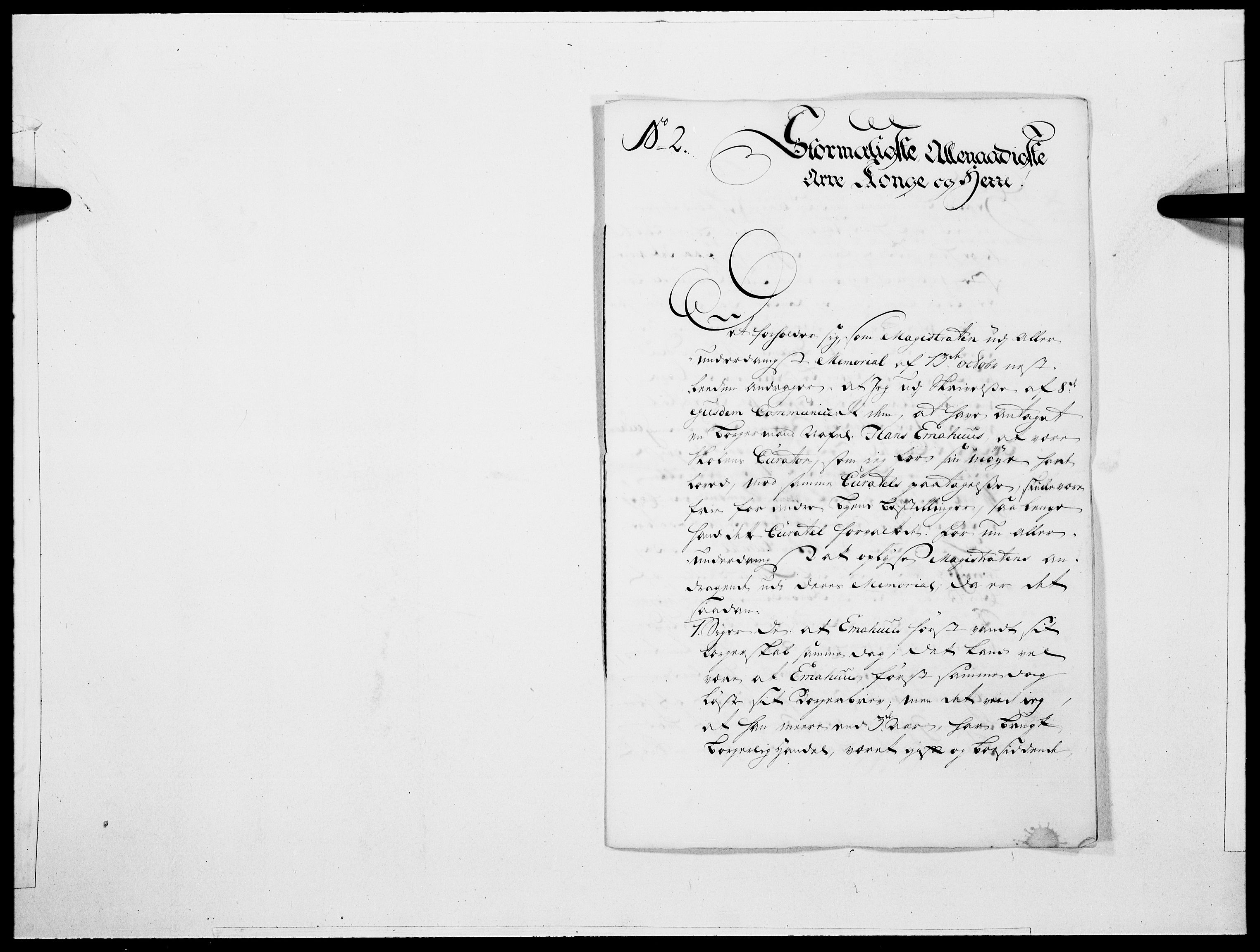 Danske Kanselli 1572-1799, AV/RA-EA-3023/F/Fc/Fcc/Fcca/L0115: Norske innlegg 1572-1799, 1734, p. 4