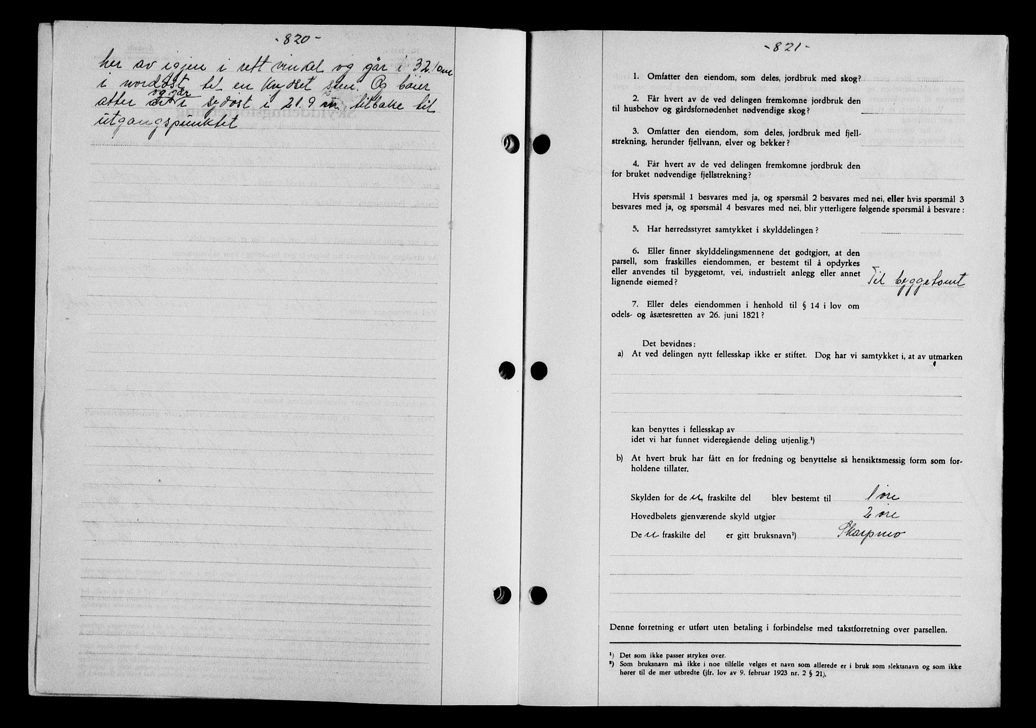 Gauldal sorenskriveri, SAT/A-0014/1/2/2C/L0048: Mortgage book no. 51-52, 1937-1938, p. 820, Diary no: : 798/1938