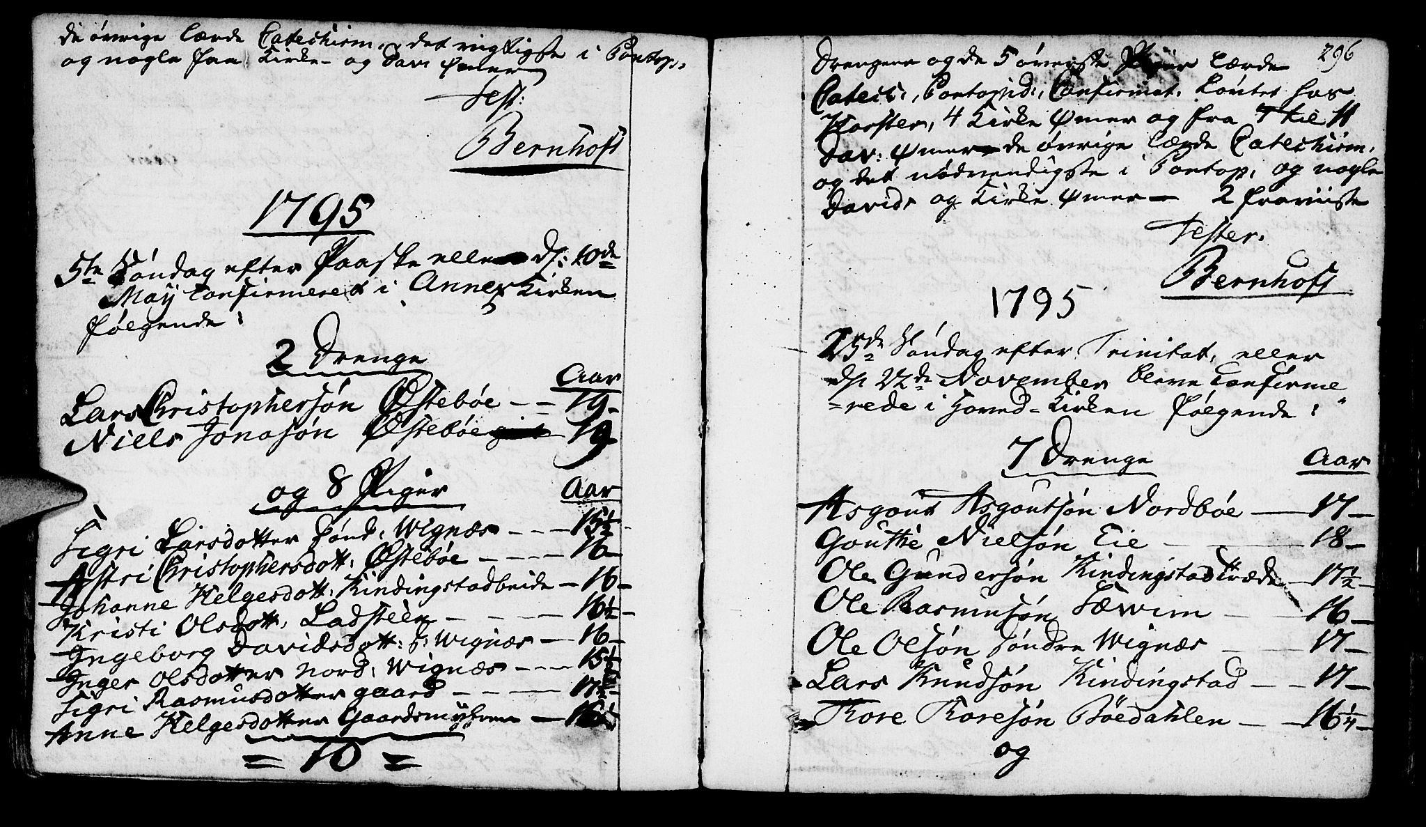 Finnøy sokneprestkontor, SAST/A-101825/H/Ha/Haa/L0005: Parish register (official) no. A 5, 1773-1816, p. 296