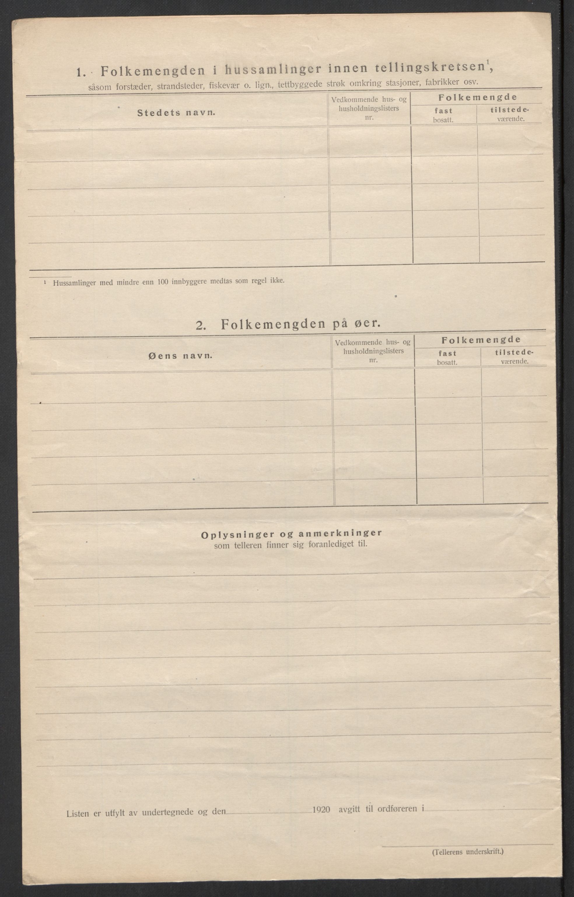 SAT, 1920 census for Sykkylven, 1920, p. 9