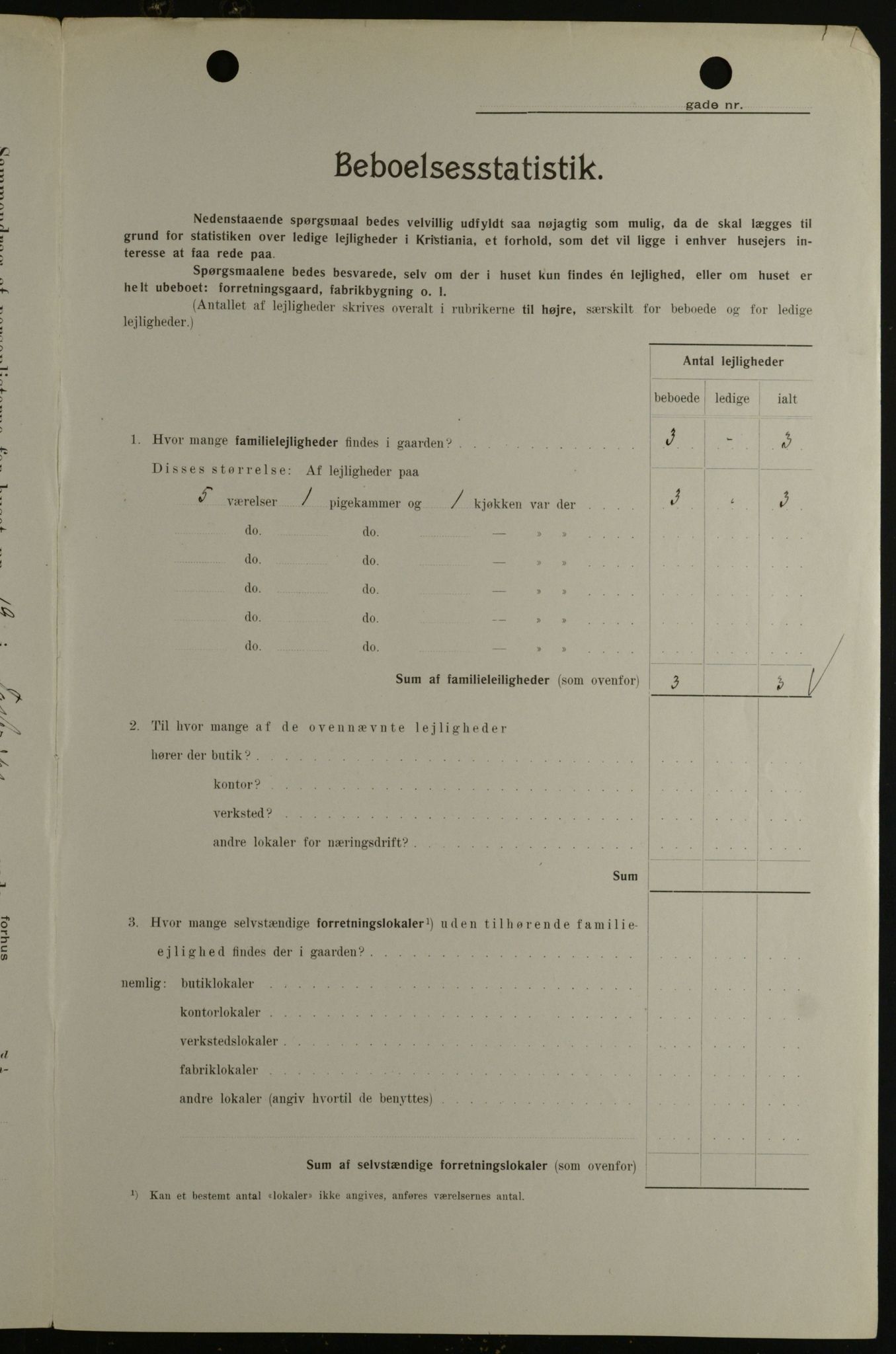 OBA, Municipal Census 1908 for Kristiania, 1908, p. 103688