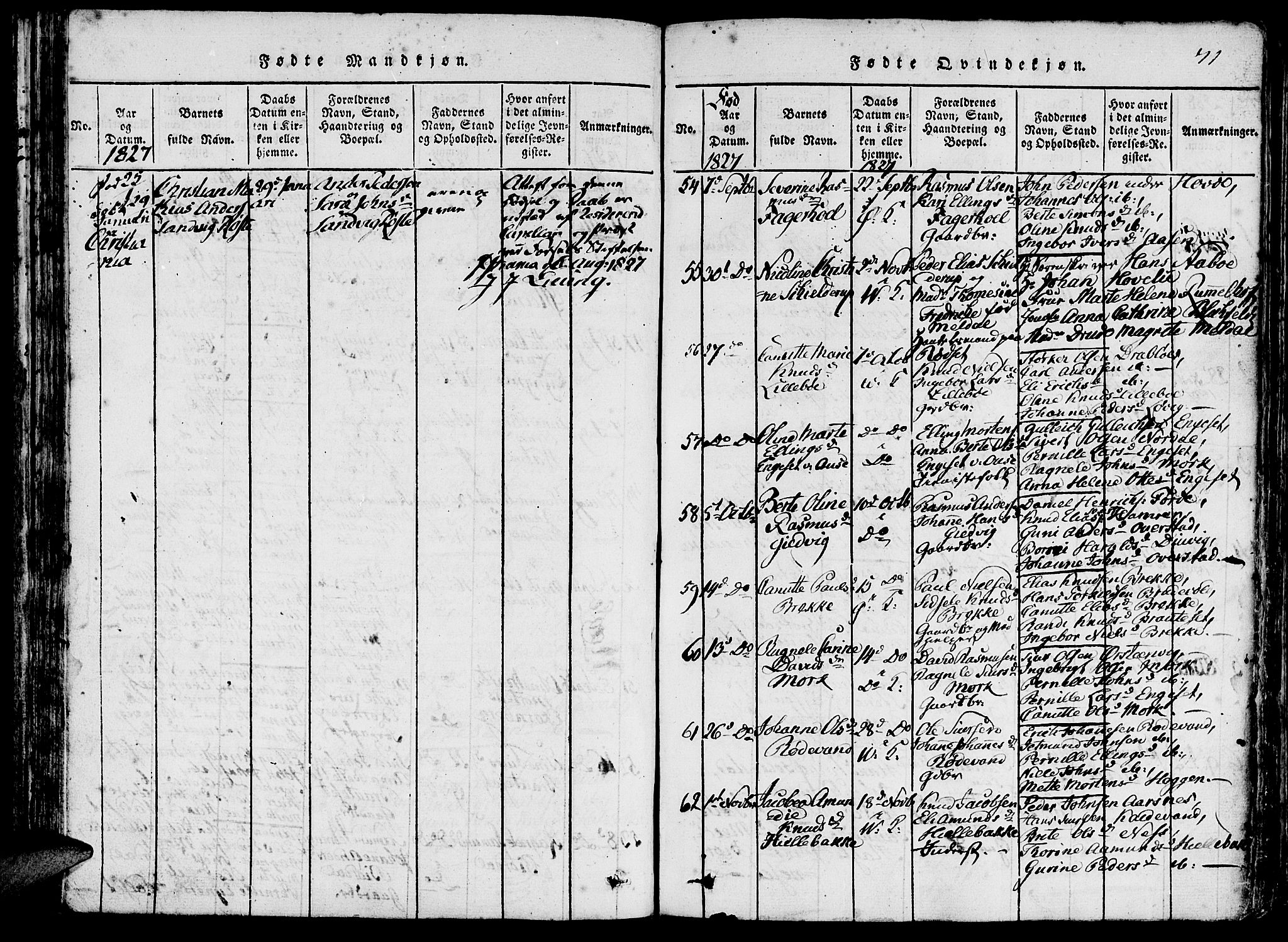 Ministerialprotokoller, klokkerbøker og fødselsregistre - Møre og Romsdal, AV/SAT-A-1454/511/L0138: Parish register (official) no. 511A05, 1817-1832, p. 71