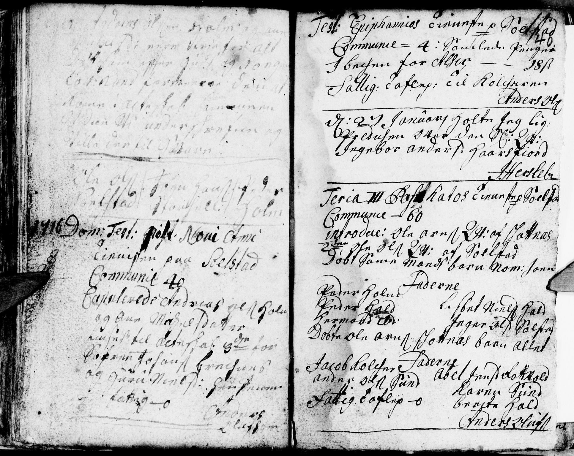 Ministerialprotokoller, klokkerbøker og fødselsregistre - Nordland, SAT/A-1459/811/L0164: Parish register (official) no. 811A01, 1677-1762, p. 40