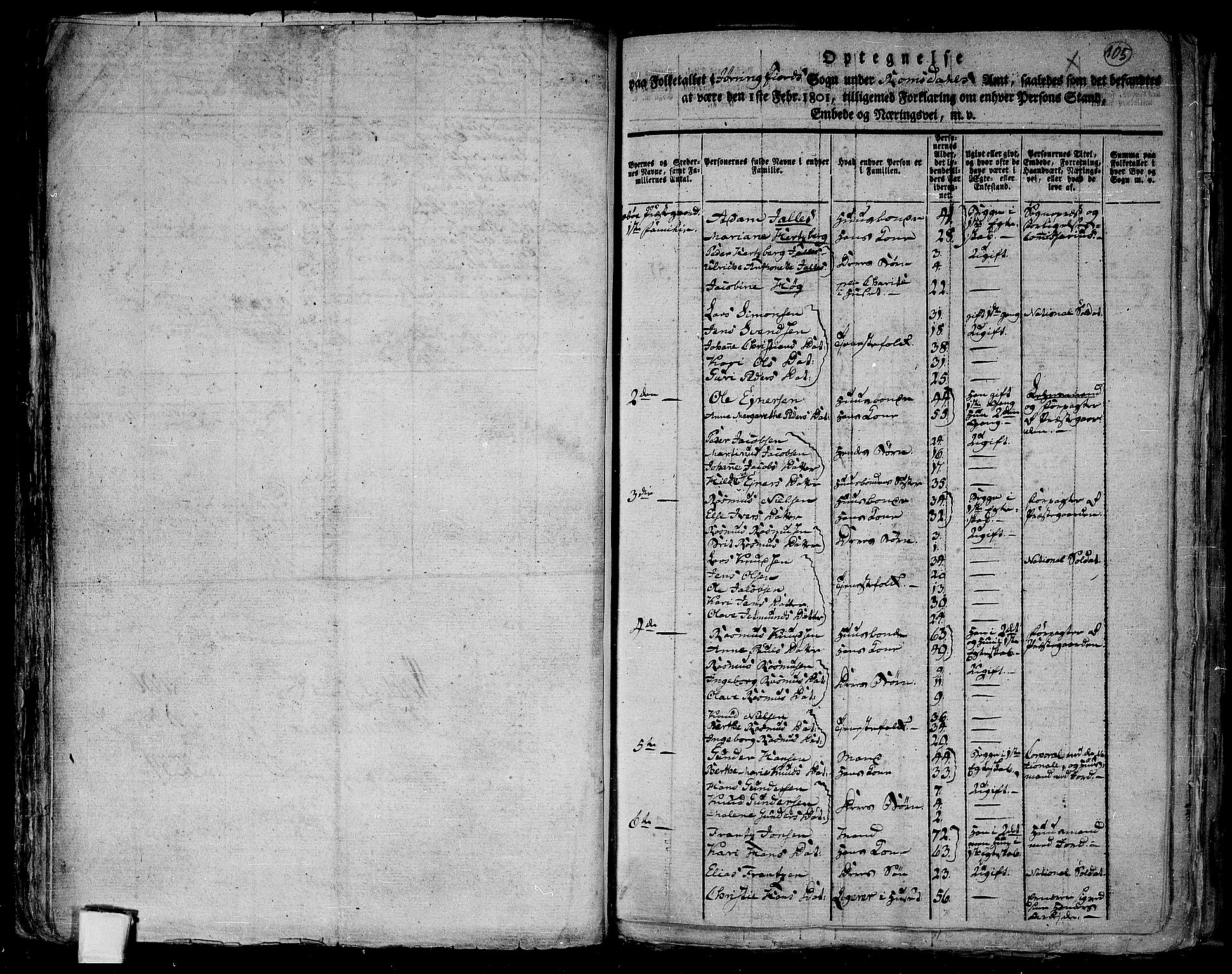 RA, 1801 census for 1522P Hjørundfjord, 1801, p. 104b-105a