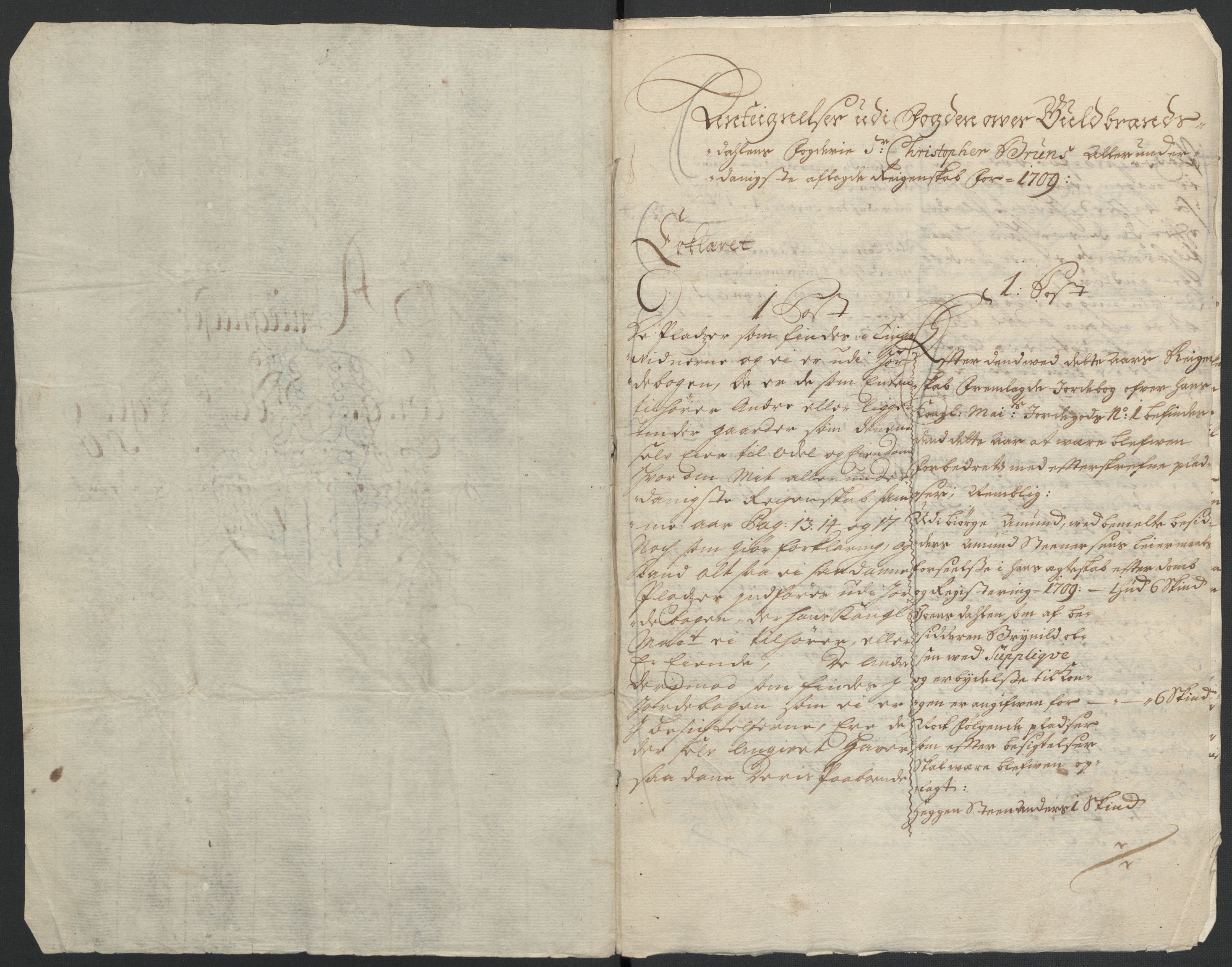 Rentekammeret inntil 1814, Reviderte regnskaper, Fogderegnskap, AV/RA-EA-4092/R17/L1179: Fogderegnskap Gudbrandsdal, 1708-1710, p. 267