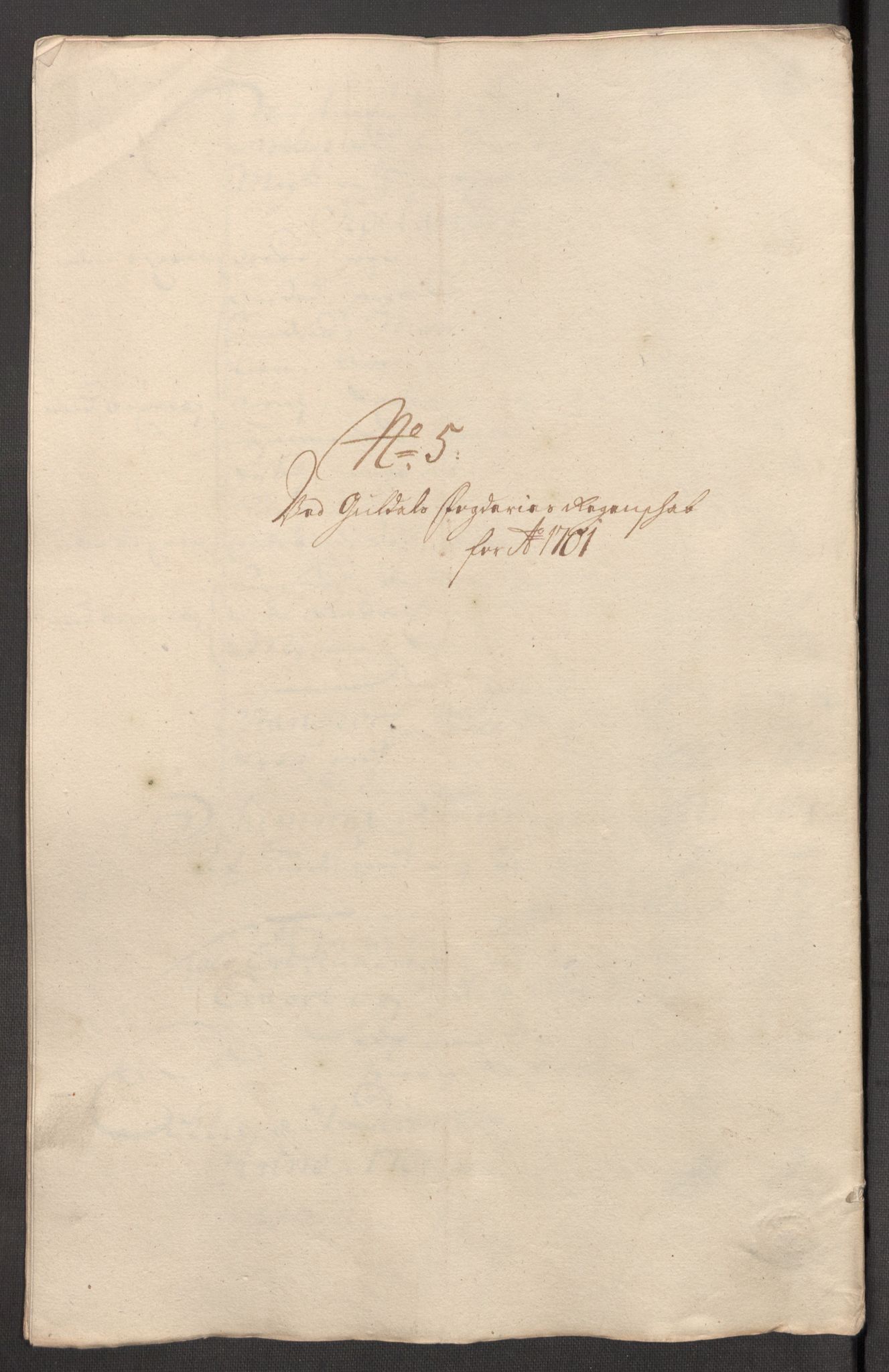 Rentekammeret inntil 1814, Reviderte regnskaper, Fogderegnskap, AV/RA-EA-4092/R60/L3951: Fogderegnskap Orkdal og Gauldal, 1701, p. 249