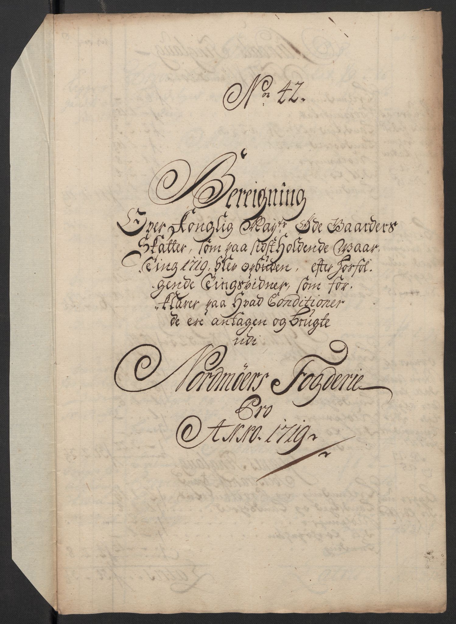 Rentekammeret inntil 1814, Reviderte regnskaper, Fogderegnskap, RA/EA-4092/R56/L3752: Fogderegnskap Nordmøre, 1719, p. 245