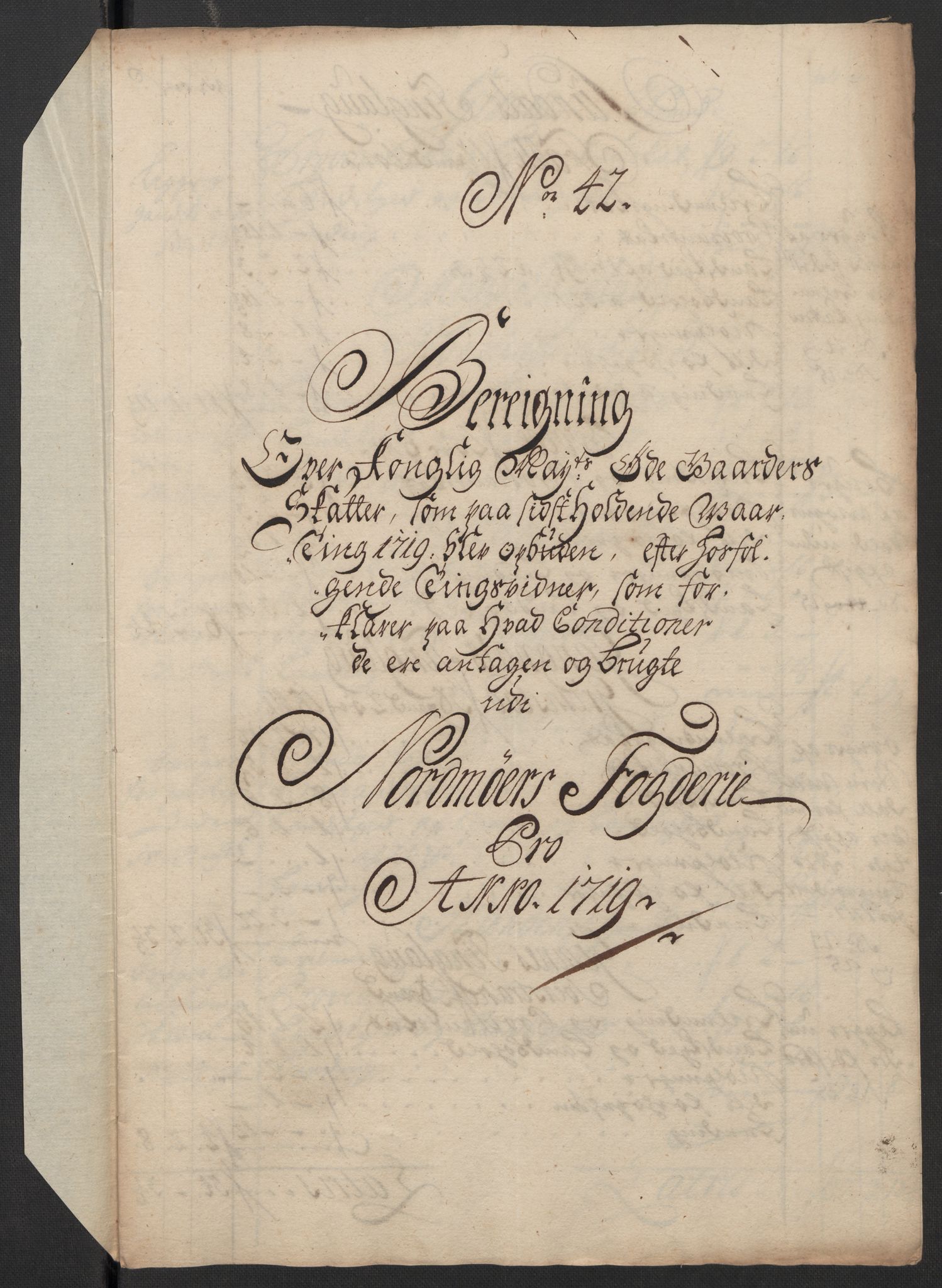 Rentekammeret inntil 1814, Reviderte regnskaper, Fogderegnskap, AV/RA-EA-4092/R56/L3752: Fogderegnskap Nordmøre, 1719, p. 245