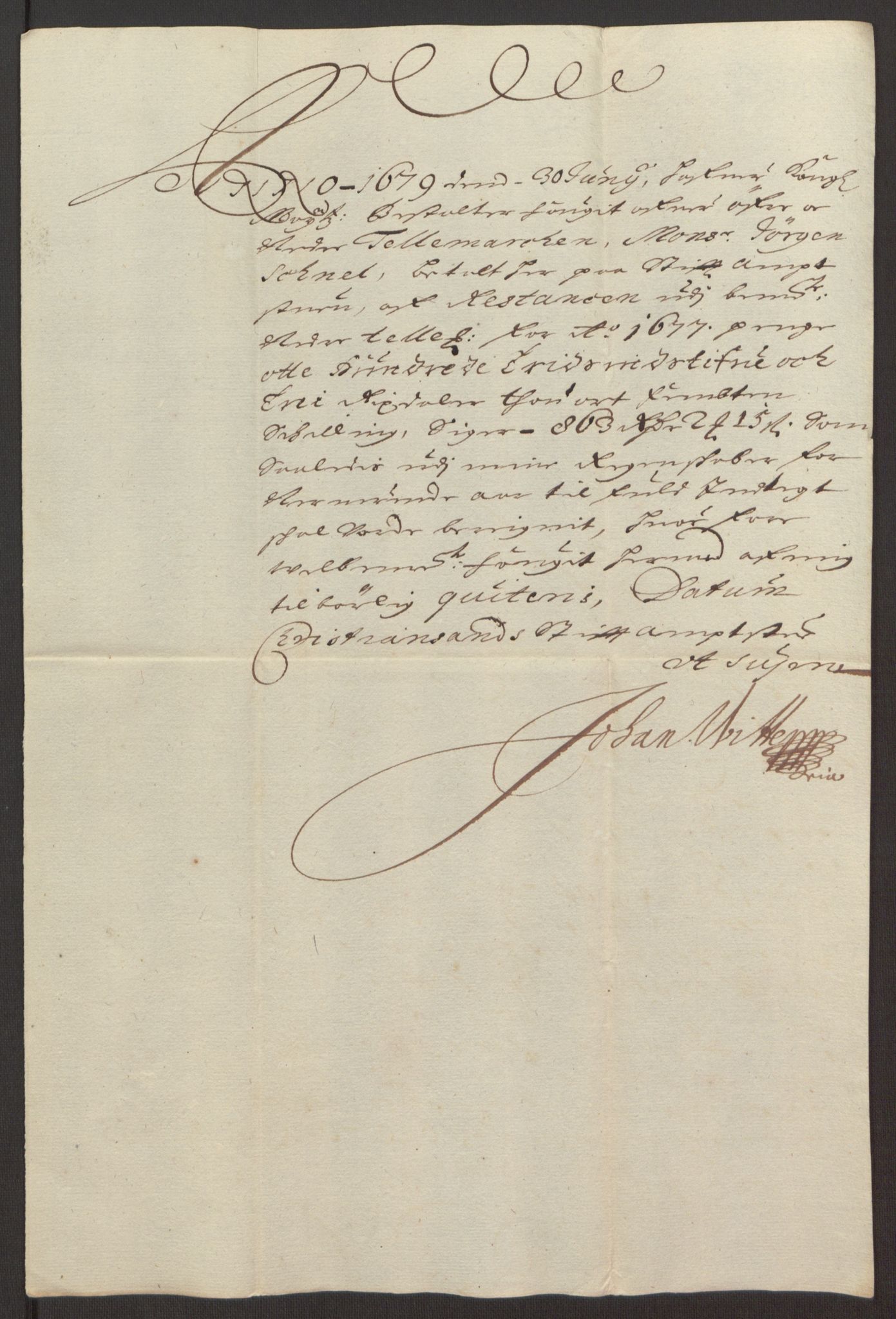 Rentekammeret inntil 1814, Reviderte regnskaper, Fogderegnskap, AV/RA-EA-4092/R35/L2069: Fogderegnskap Øvre og Nedre Telemark, 1678, p. 251