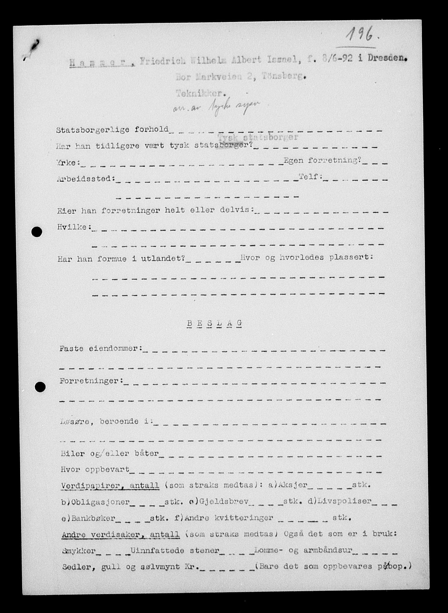 Justisdepartementet, Tilbakeføringskontoret for inndratte formuer, RA/S-1564/H/Hc/Hcd/L0998: --, 1945-1947, p. 64