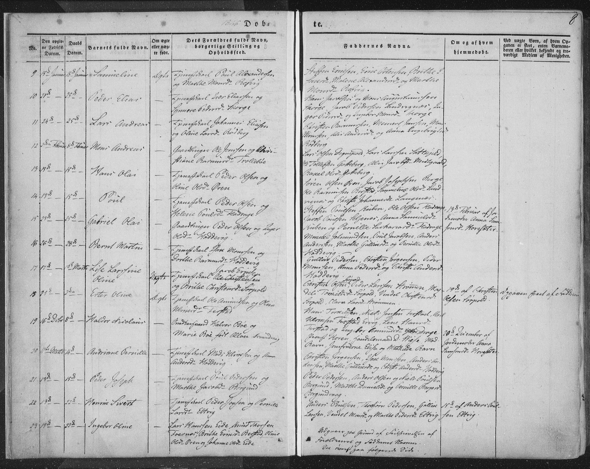 Selje sokneprestembete, SAB/A-99938/H/Ha/Haa/Haaa: Parish register (official) no. A 10, 1844-1858, p. 8