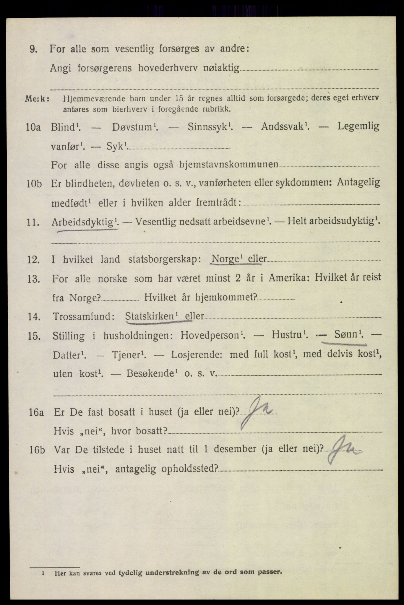 SAH, 1920 census for Østre Toten, 1920, p. 13073