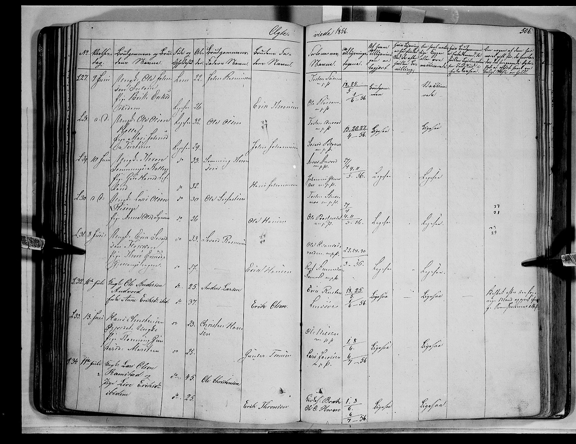 Lom prestekontor, AV/SAH-PREST-070/K/L0006: Parish register (official) no. 6B, 1837-1863, p. 506