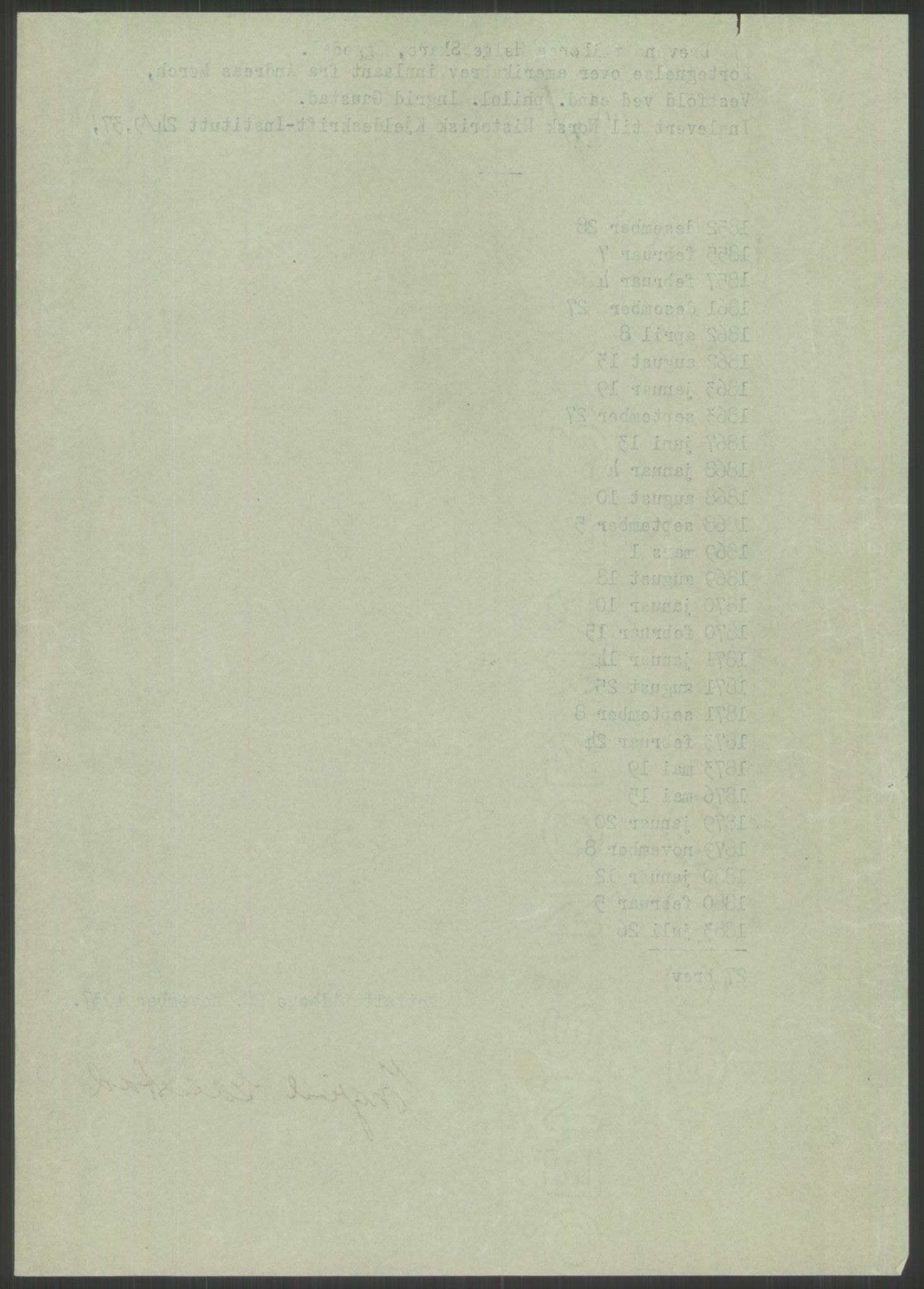 Samlinger til kildeutgivelse, Amerikabrevene, AV/RA-EA-4057/F/L0021: Innlån fra Buskerud: Michalsen - Ål bygdearkiv, 1838-1914, p. 222