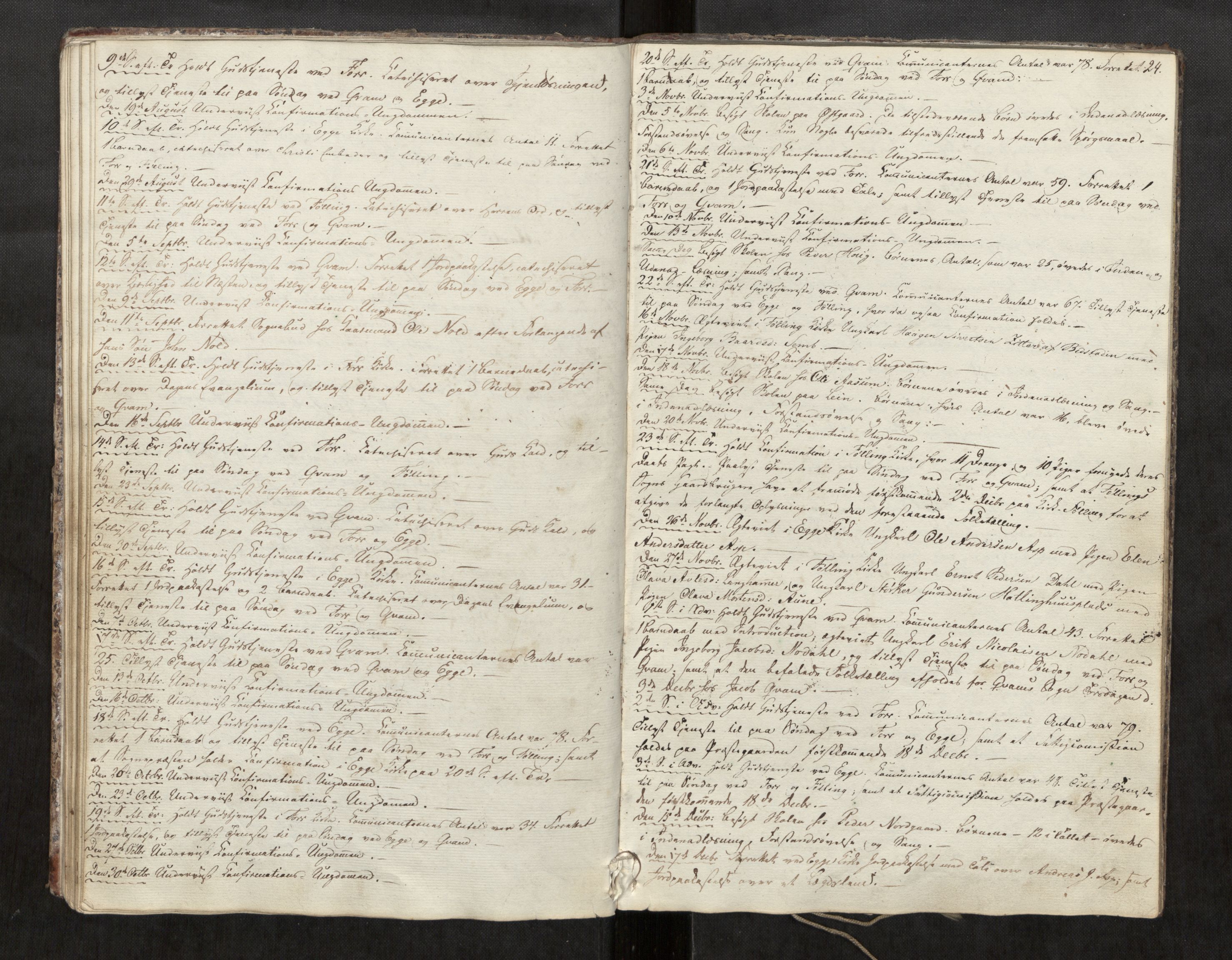 Stod sokneprestkontor, AV/SAT-A-1164/2/I/I1/I1d/L0001: Curate's parish register no. 1, 1827-1849, p. 24