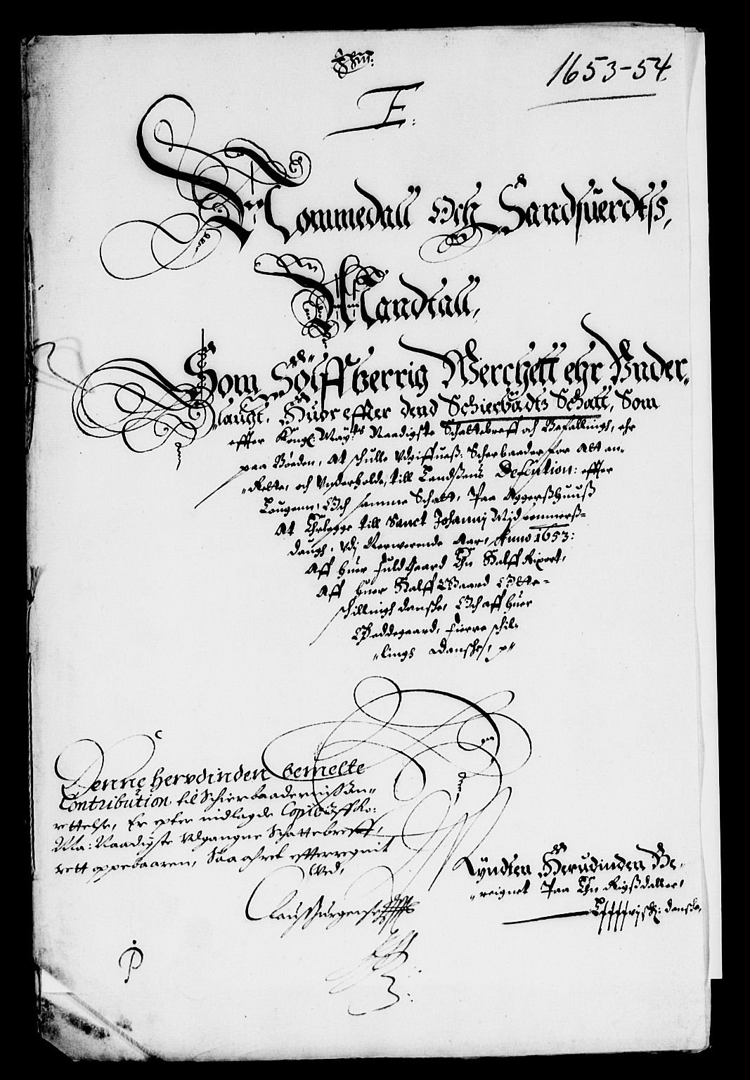 Rentekammeret inntil 1814, Reviderte regnskaper, Lensregnskaper, AV/RA-EA-5023/R/Rb/Rbn/L0004: Numedal og Sandsvær len, 1648-1656