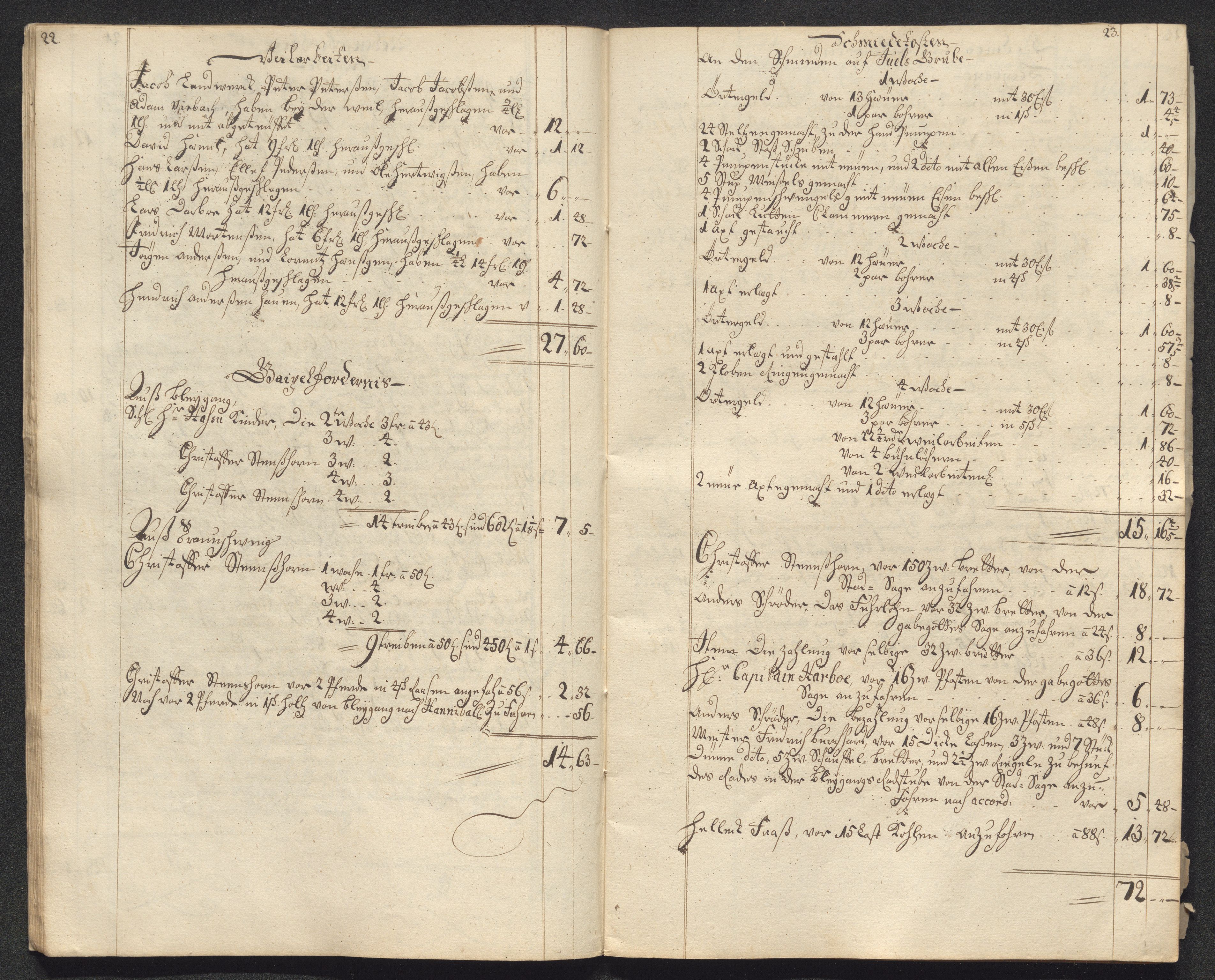 Kongsberg Sølvverk 1623-1816, AV/SAKO-EA-3135/001/D/Dc/Dcd/L0099: Utgiftsregnskap for gruver m.m., 1710, p. 15