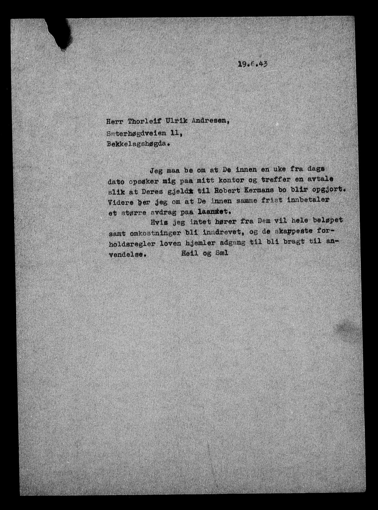 Justisdepartementet, Tilbakeføringskontoret for inndratte formuer, AV/RA-S-1564/H/Hc/Hcc/L0951: --, 1945-1947, p. 189