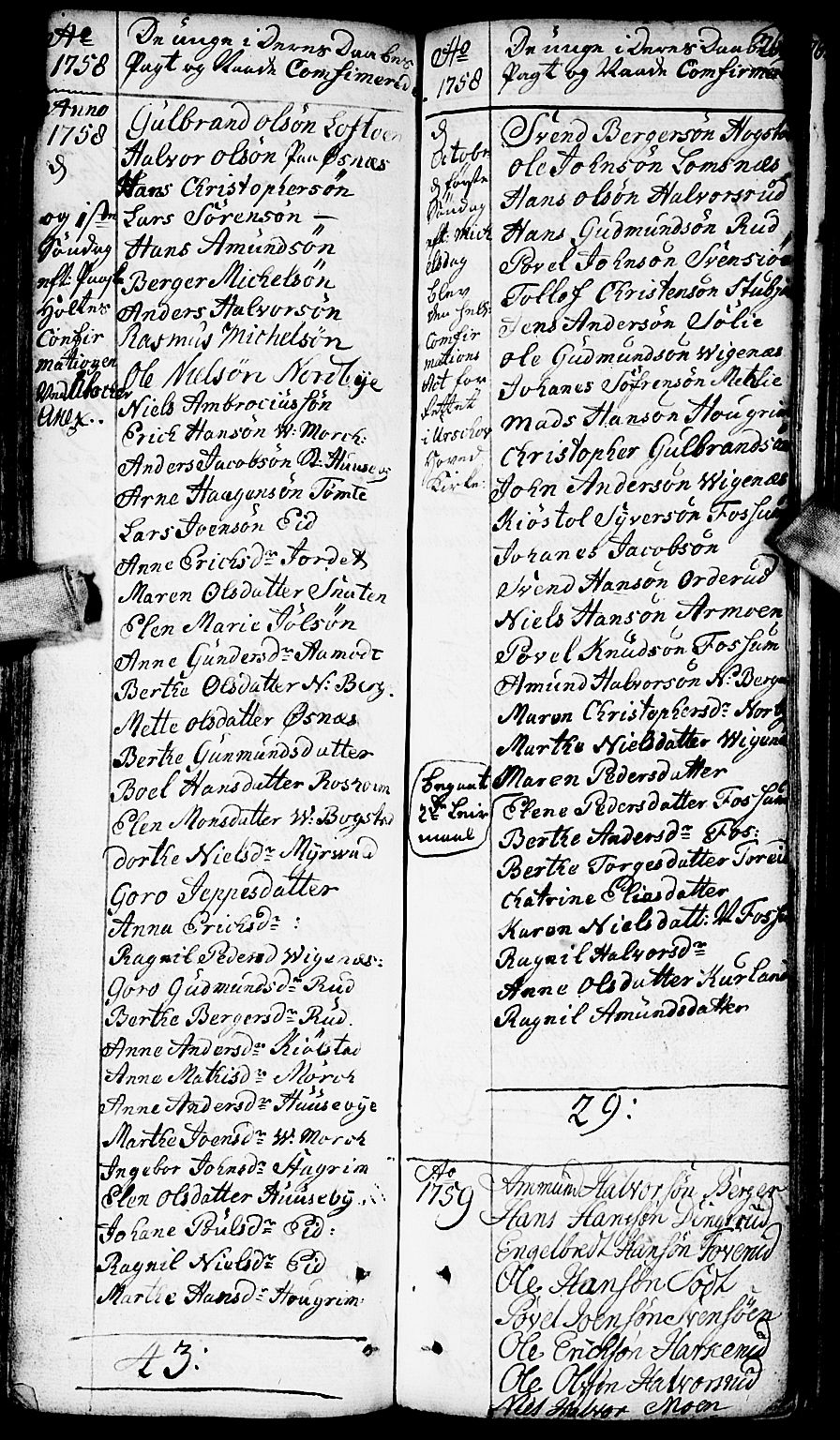 Aurskog prestekontor Kirkebøker, AV/SAO-A-10304a/F/Fa/L0002: Parish register (official) no. I 2, 1735-1766, p. 266