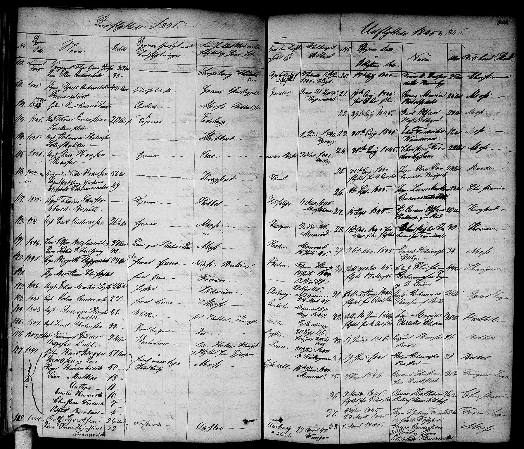 Vestby prestekontor Kirkebøker, AV/SAO-A-10893/F/Fa/L0006: Parish register (official) no. I 6, 1827-1849, p. 303