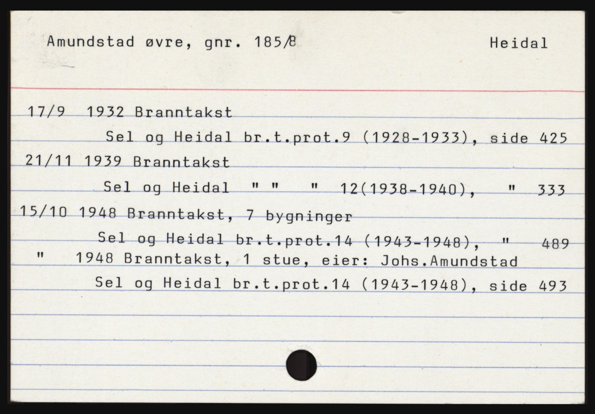 Norges Brannkasse, Sel og Heidal, AV/SAH-NBRANH-034, p. 3
