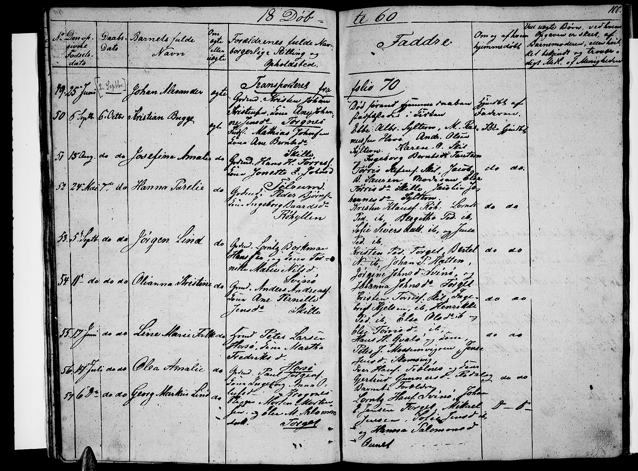 Ministerialprotokoller, klokkerbøker og fødselsregistre - Nordland, AV/SAT-A-1459/813/L0211: Parish register (copy) no. 813C03, 1842-1863, p. 100