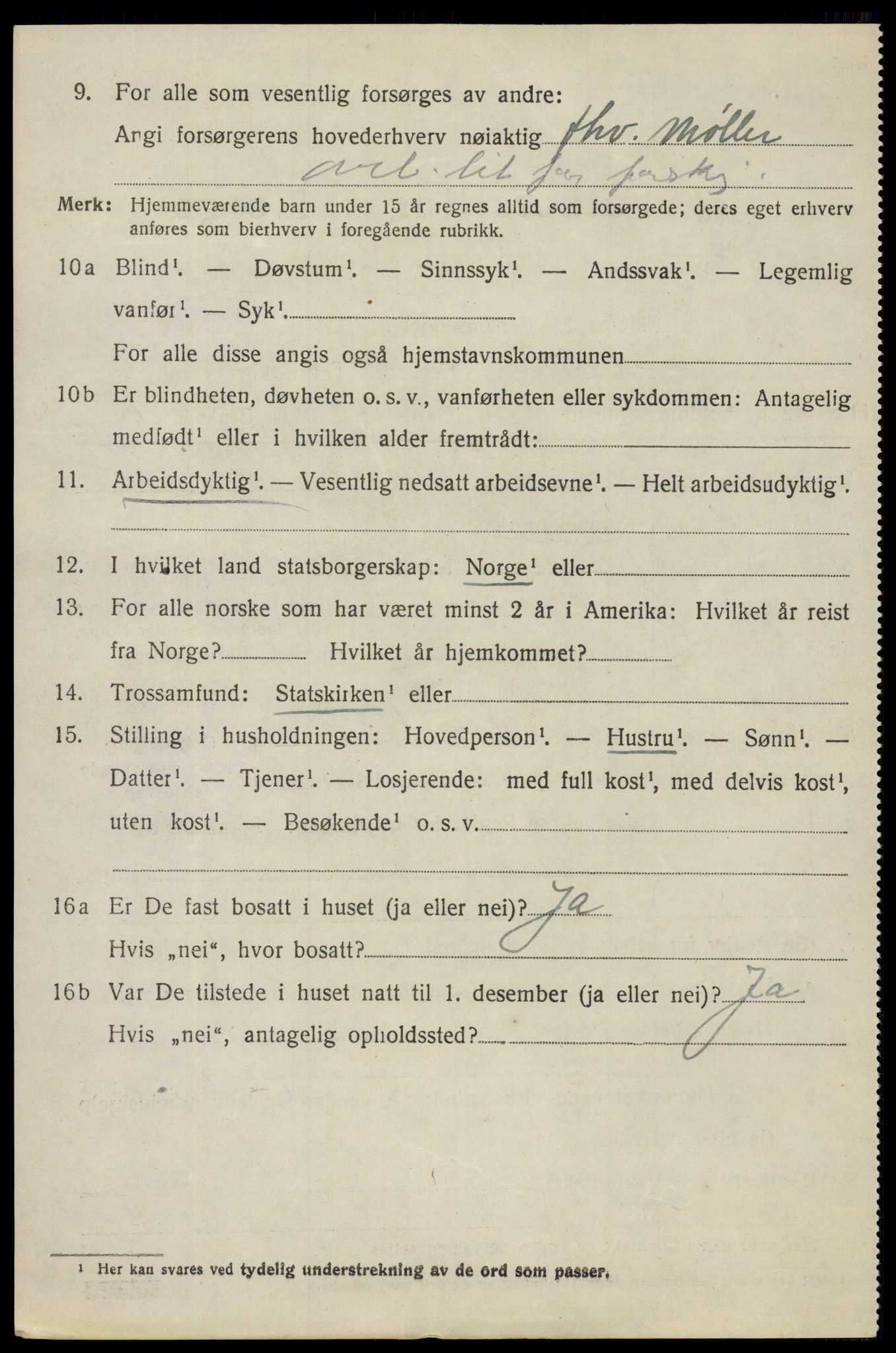 SAO, 1920 census for Eidsberg, 1920, p. 4976