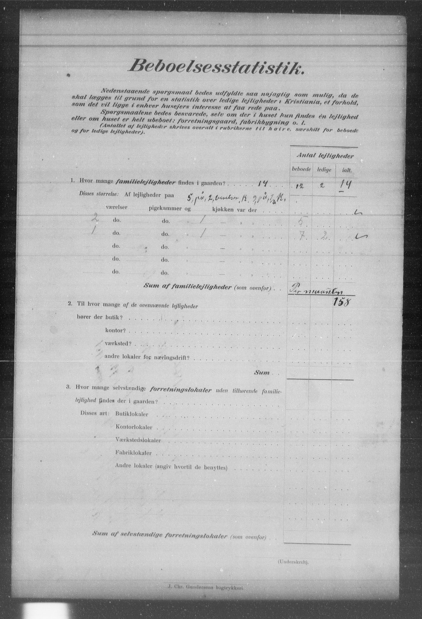 OBA, Municipal Census 1903 for Kristiania, 1903, p. 6279