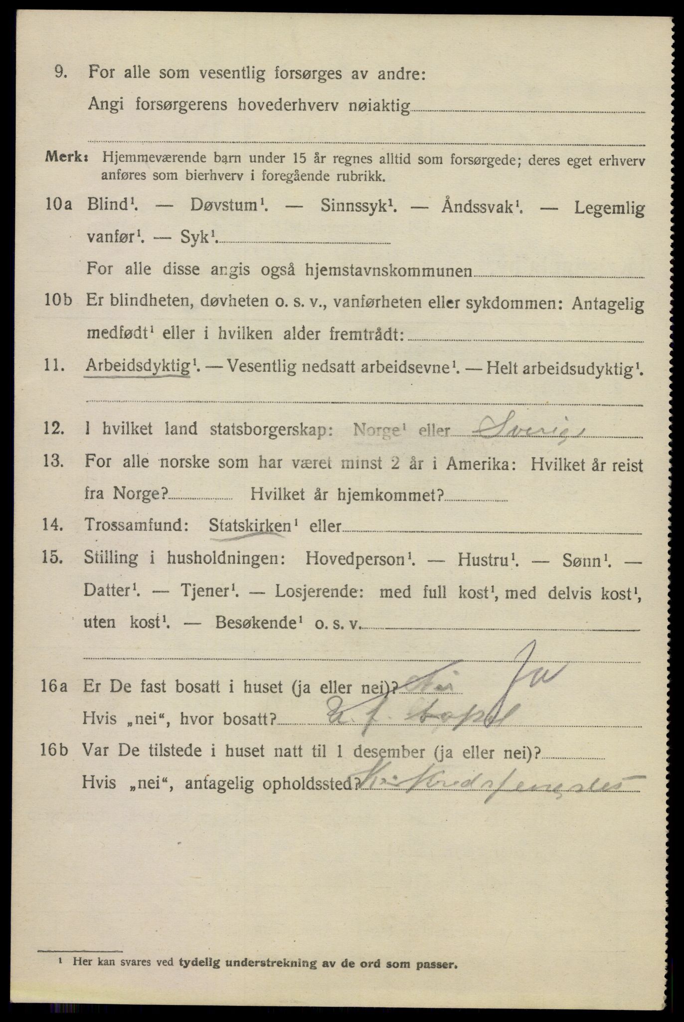 SAO, 1920 census for Kristiania, 1920, p. 407252