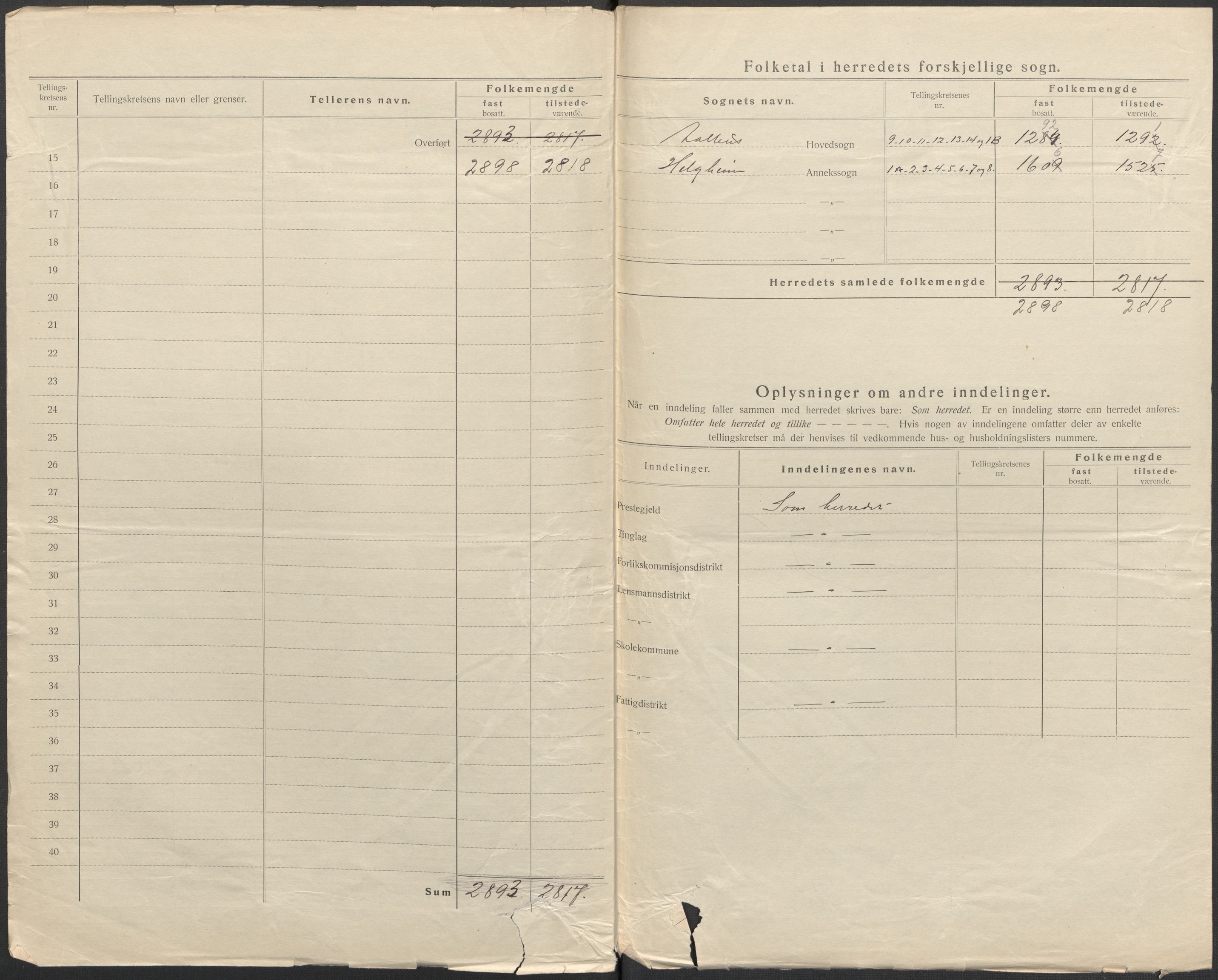 SAB, 1920 census for Jølster, 1920, p. 4