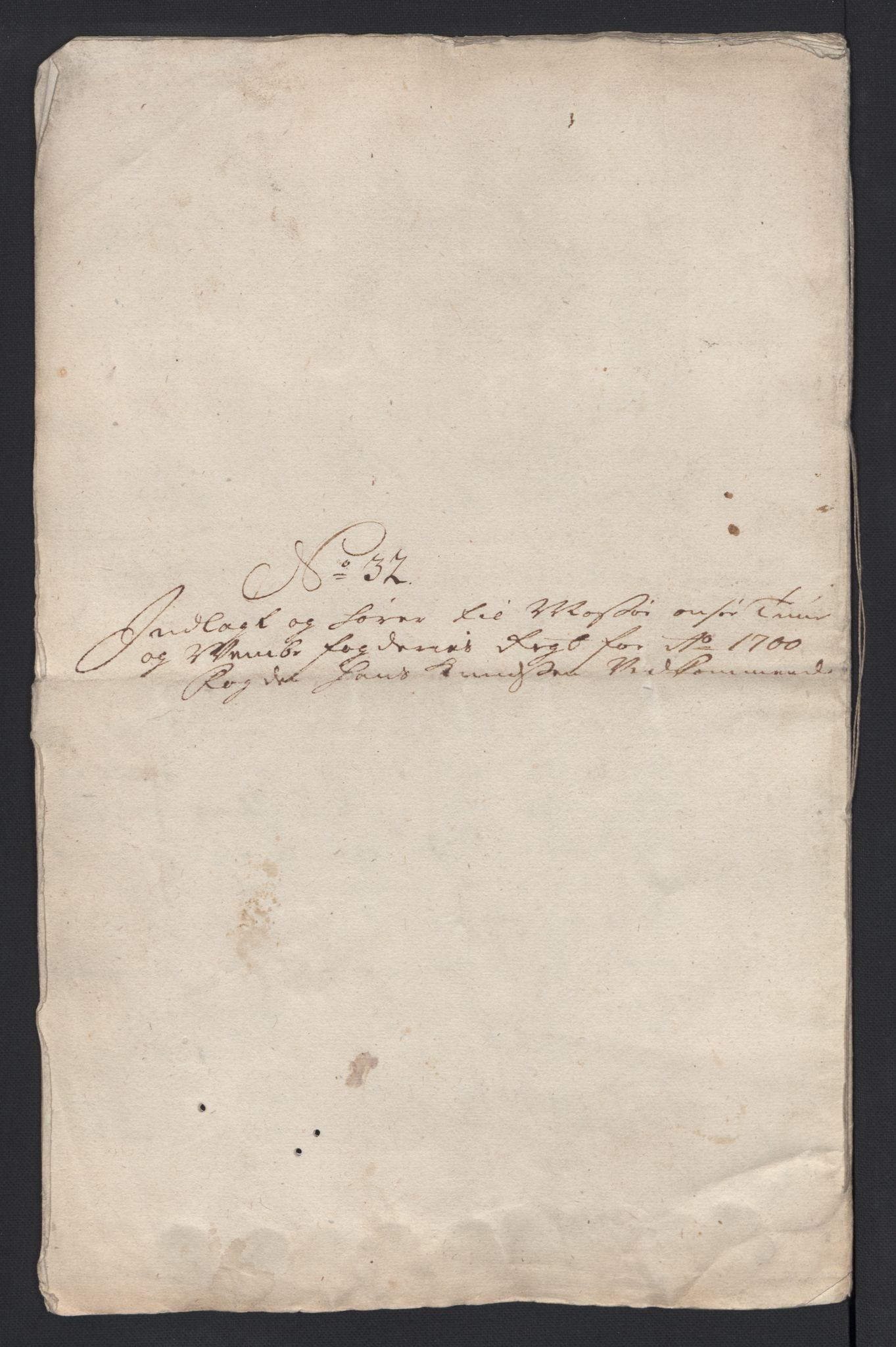 Rentekammeret inntil 1814, Reviderte regnskaper, Fogderegnskap, AV/RA-EA-4092/R04/L0129: Fogderegnskap Moss, Onsøy, Tune, Veme og Åbygge, 1700, p. 484