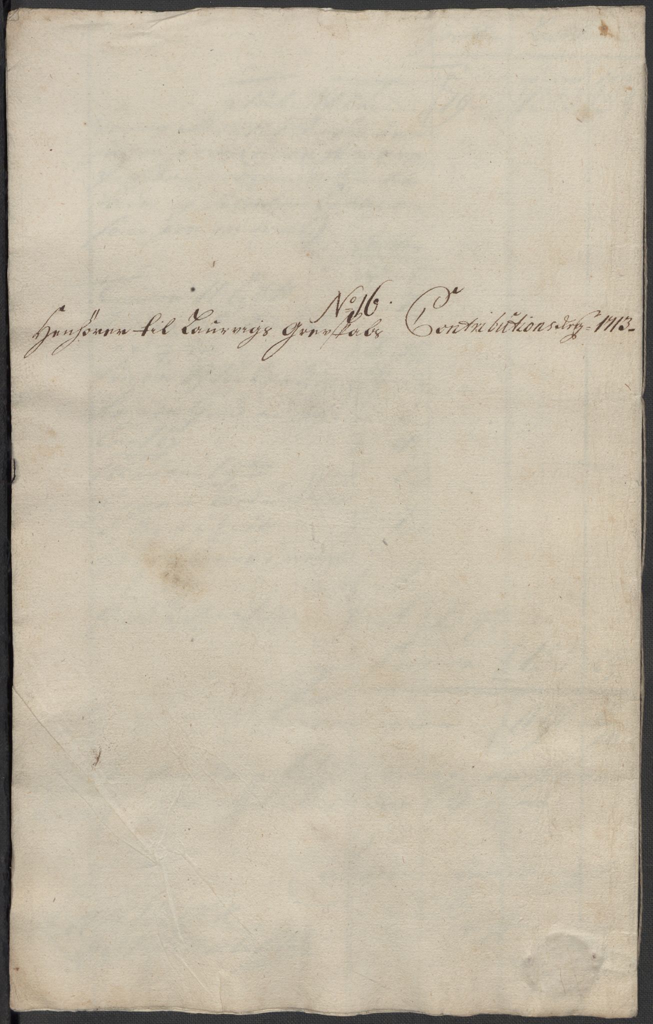 Rentekammeret inntil 1814, Reviderte regnskaper, Fogderegnskap, RA/EA-4092/R33/L1985: Fogderegnskap Larvik grevskap, 1713, p. 250