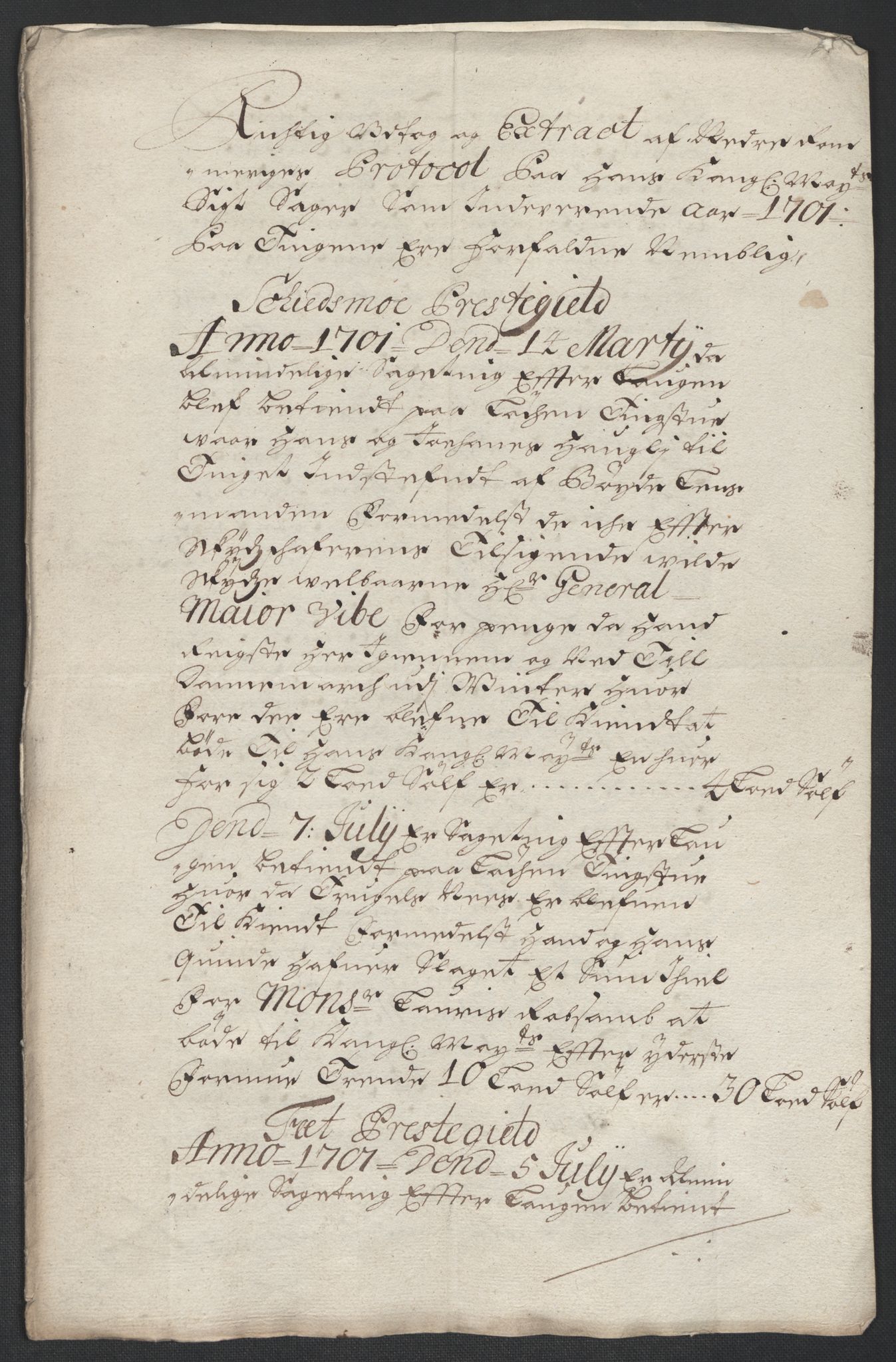 Rentekammeret inntil 1814, Reviderte regnskaper, Fogderegnskap, AV/RA-EA-4092/R11/L0584: Fogderegnskap Nedre Romerike, 1701, p. 33